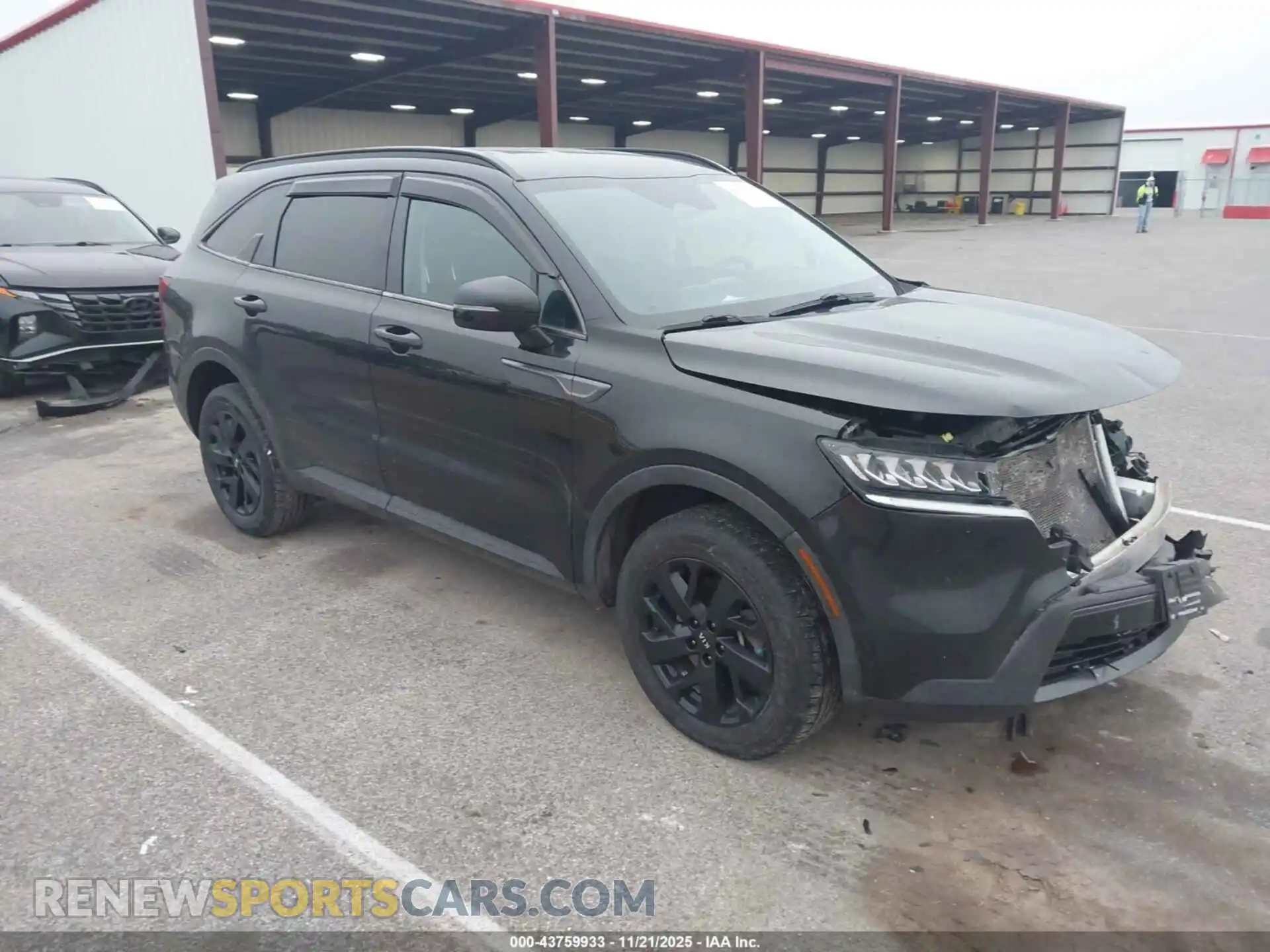 1 Photograph of a damaged car 5XYRLDLC6MG024296 KIA SORENTO 2021