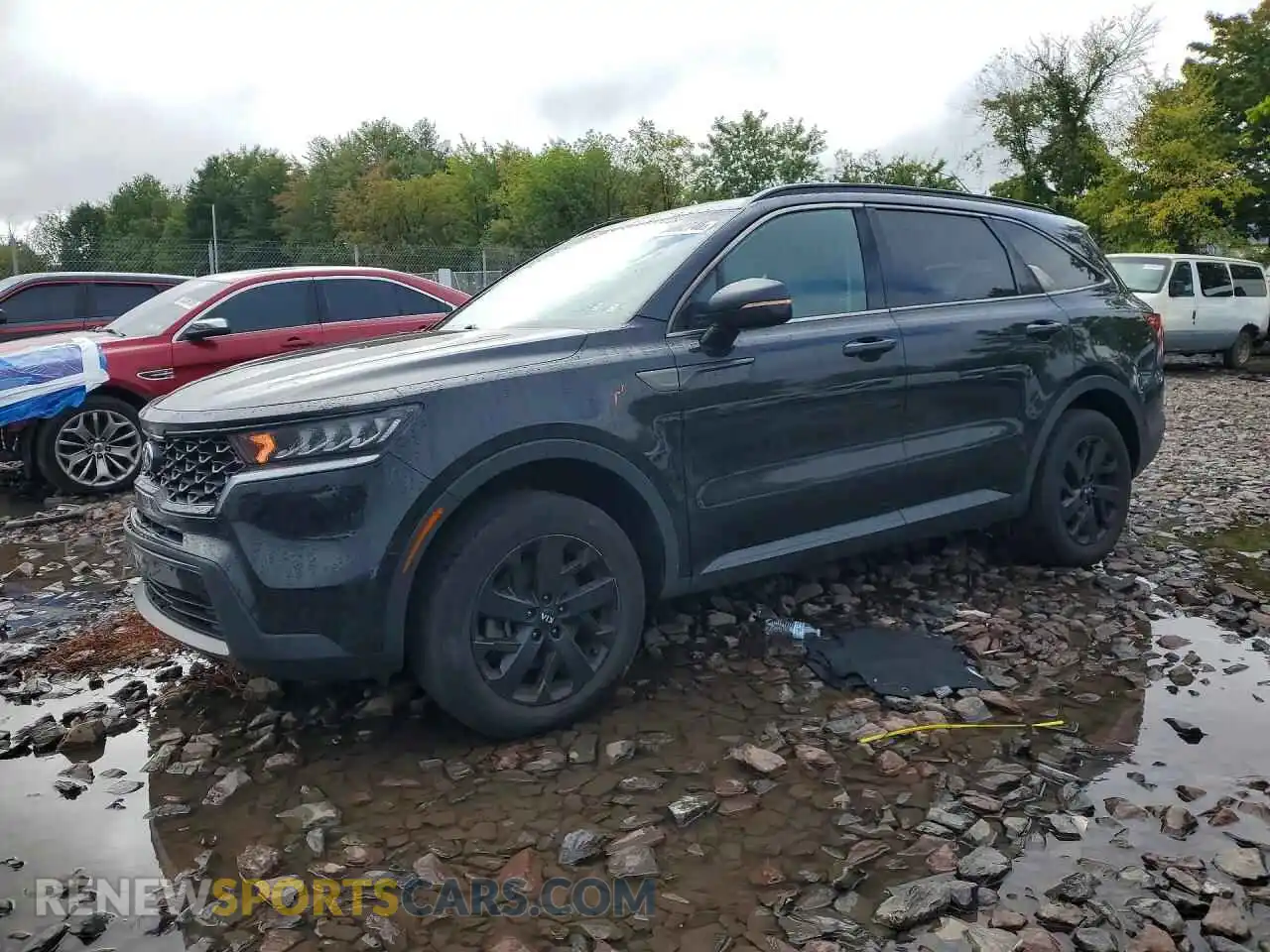 1 fotografías del automóvil dañado 5XYRLDLC6MG055287 KIA SORENTO 2021