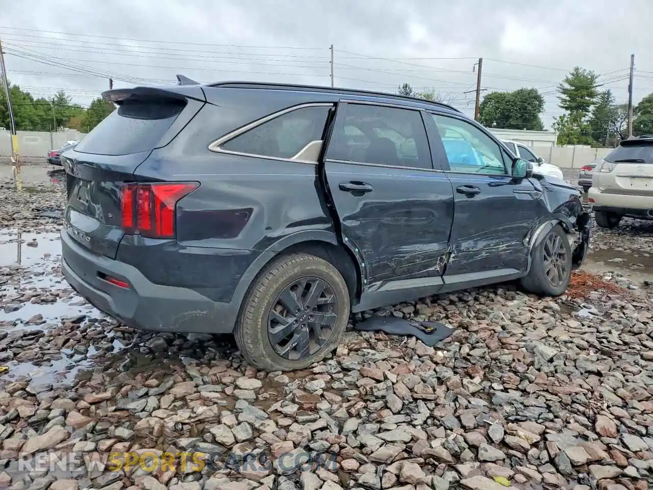 3 fotografías del automóvil dañado 5XYRLDLC6MG055287 KIA SORENTO 2021