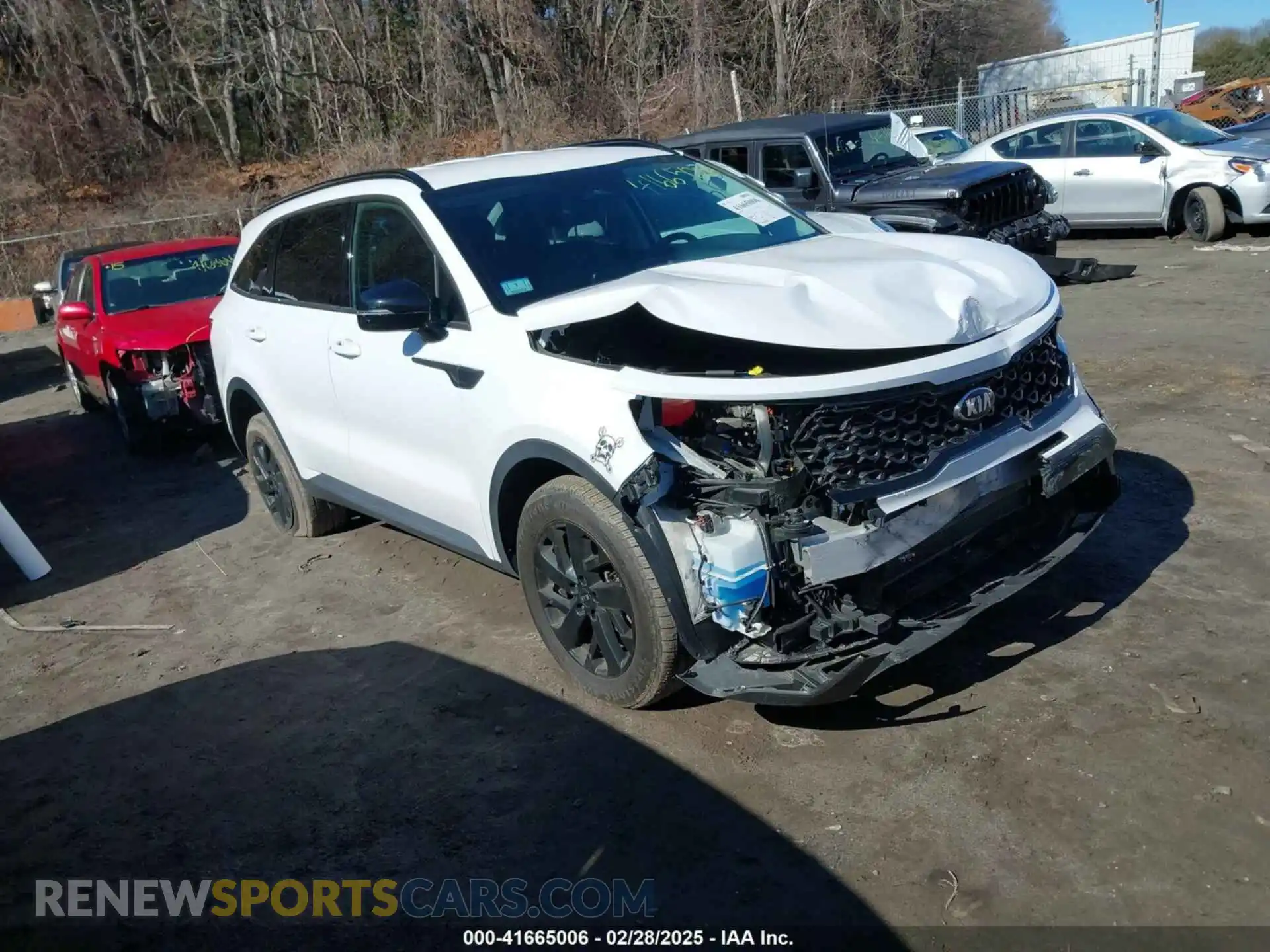 1 Photograph of a damaged car 5XYRLDLC7MG054889 KIA SORENTO 2021