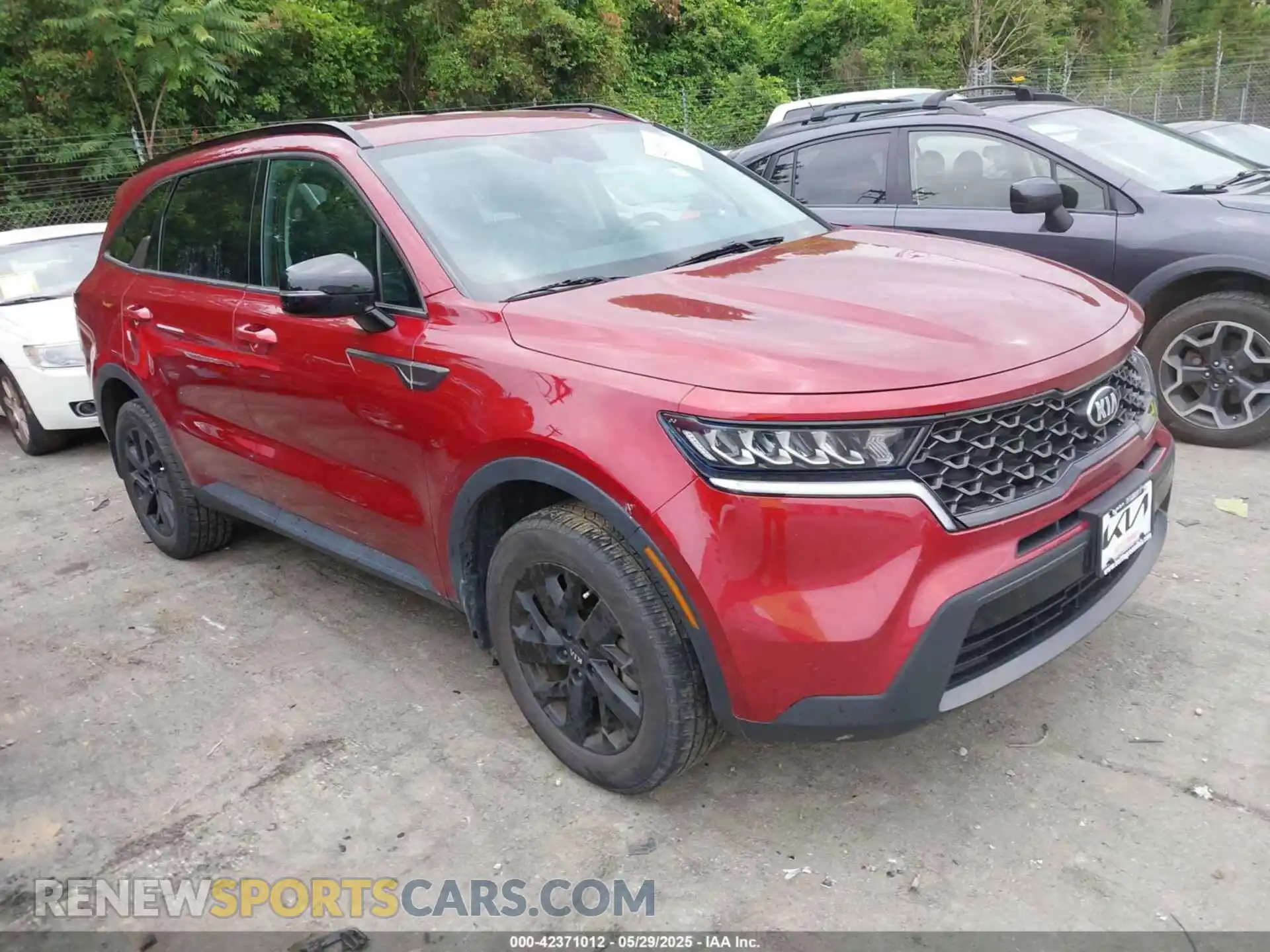 1 Photograph of a damaged car 5XYRLDLC7MG065018 KIA SORENTO 2021