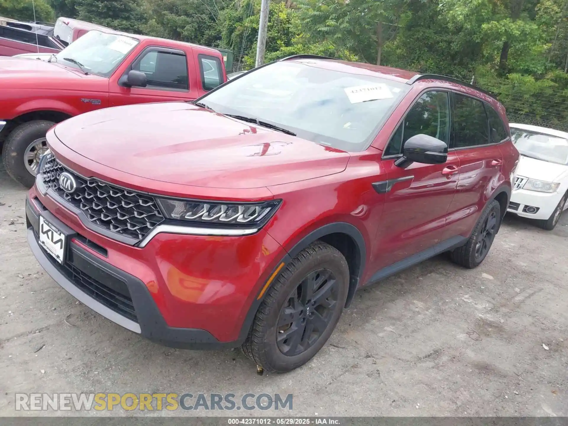 2 Photograph of a damaged car 5XYRLDLC7MG065018 KIA SORENTO 2021