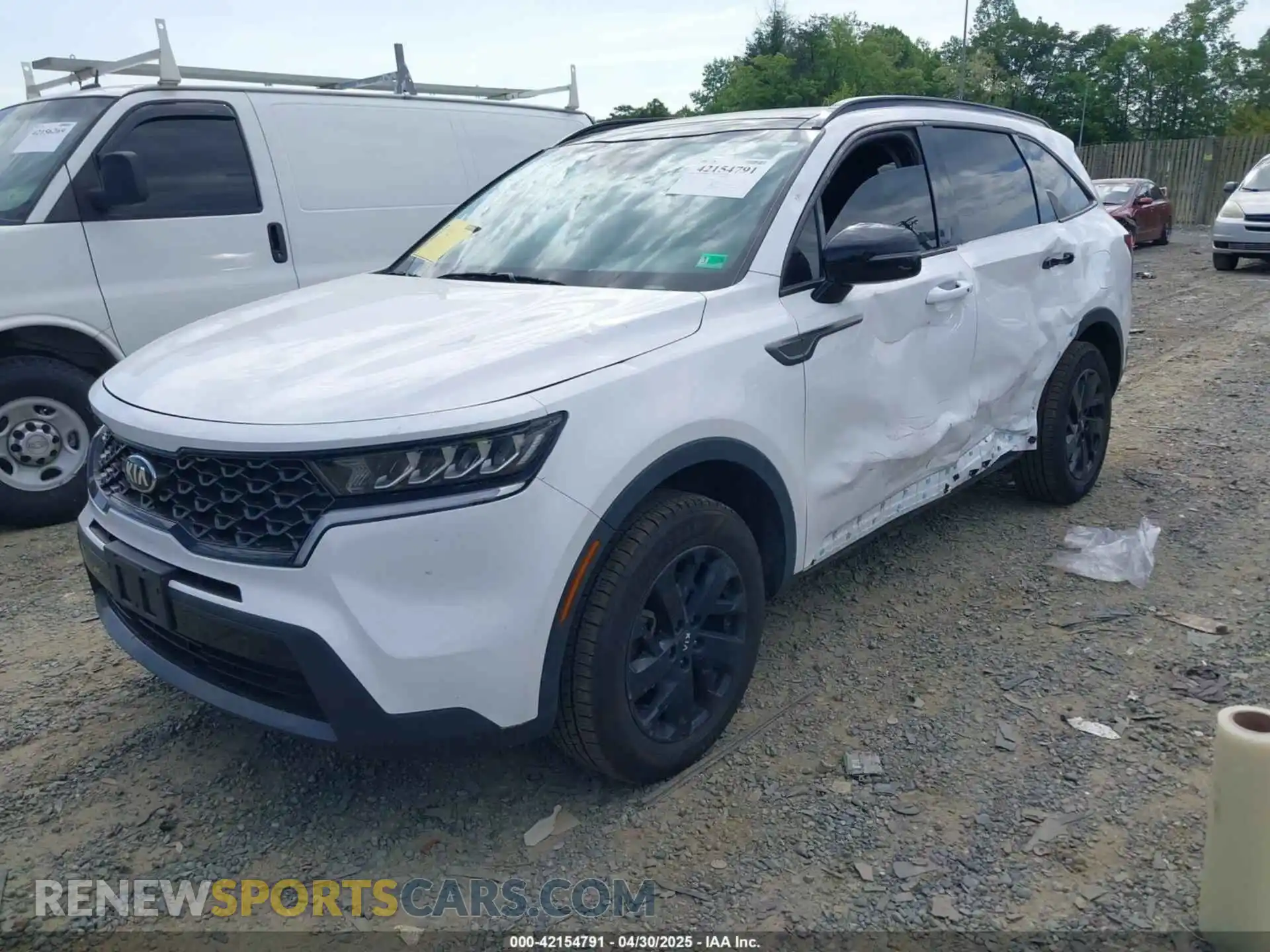 2 Photograph of a damaged car 5XYRLDLC7MG071479 KIA SORENTO 2021