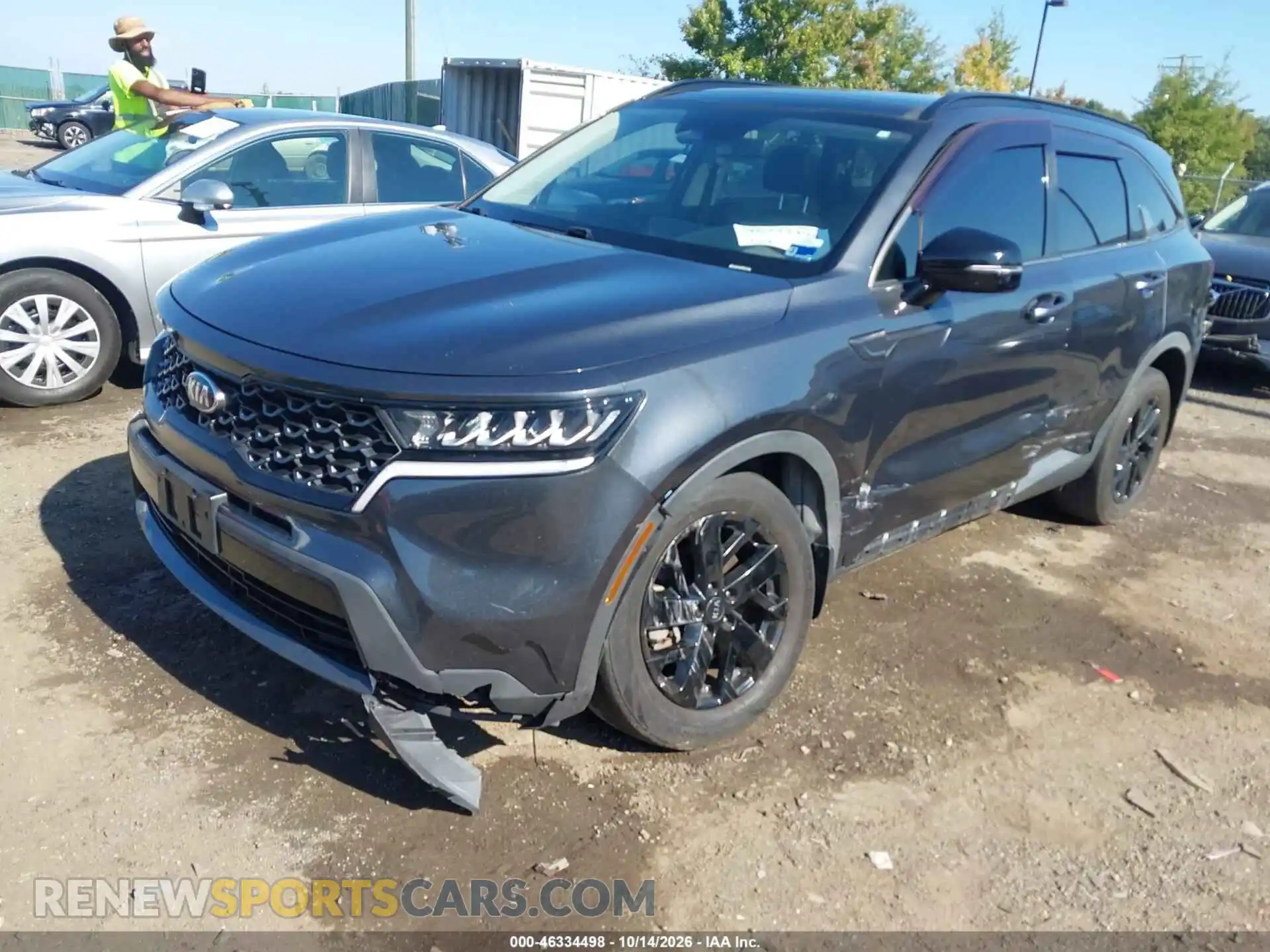 2 Photograph of a damaged car 5XYRLDLC8MG037521 KIA SORENTO 2021