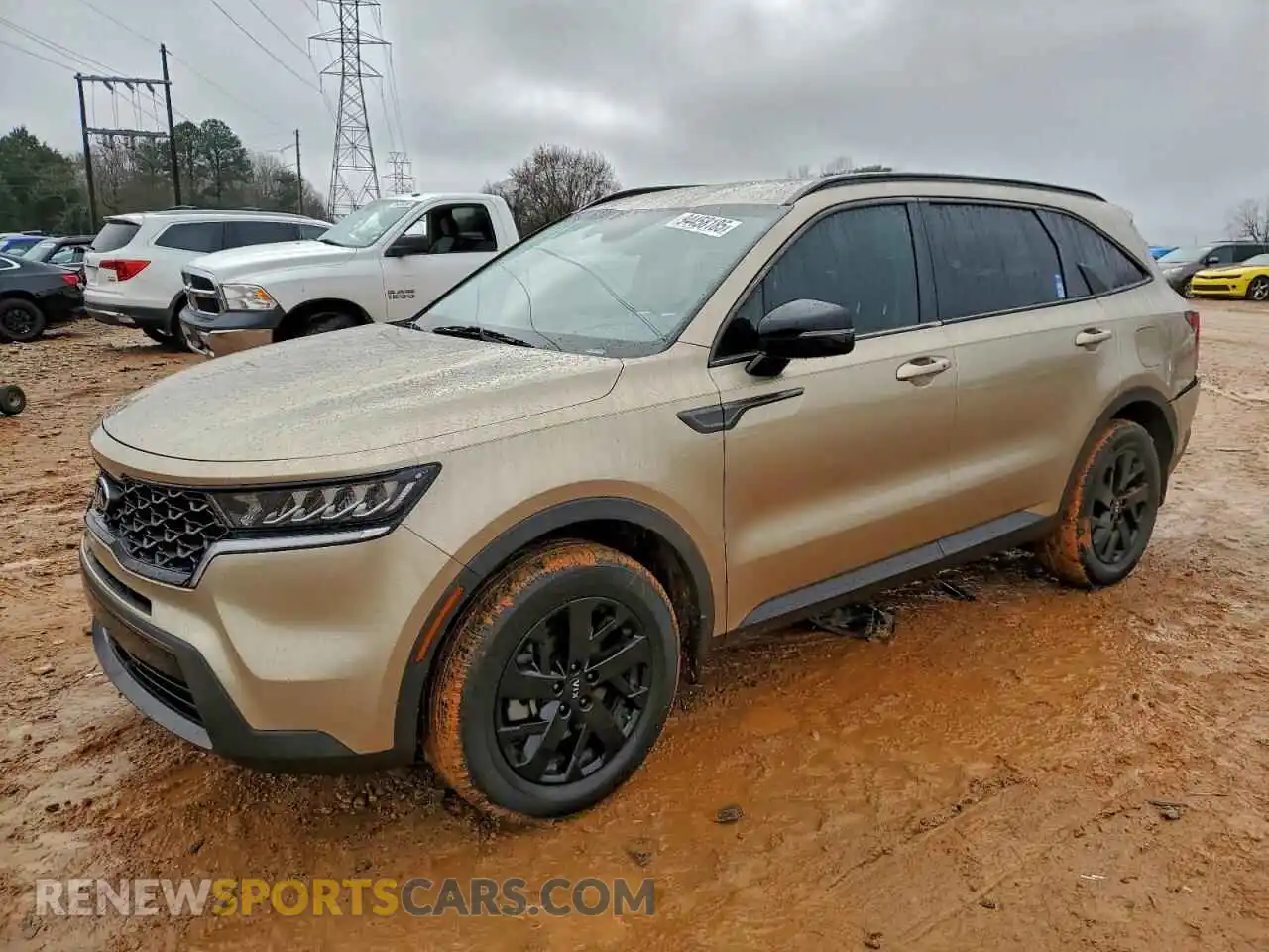 1 Photograph of a damaged car 5XYRLDLC8MG064573 KIA SORENTO 2021
