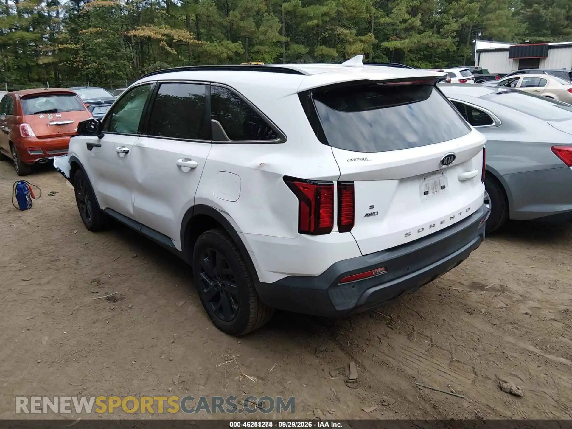 3 fotografías del automóvil dañado 5XYRLDLC9MG004186 KIA SORENTO 2021