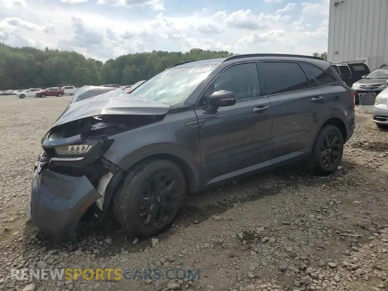 1 Photograph of a damaged car 5XYRLDLC9MG008349 KIA SORENTO 2021