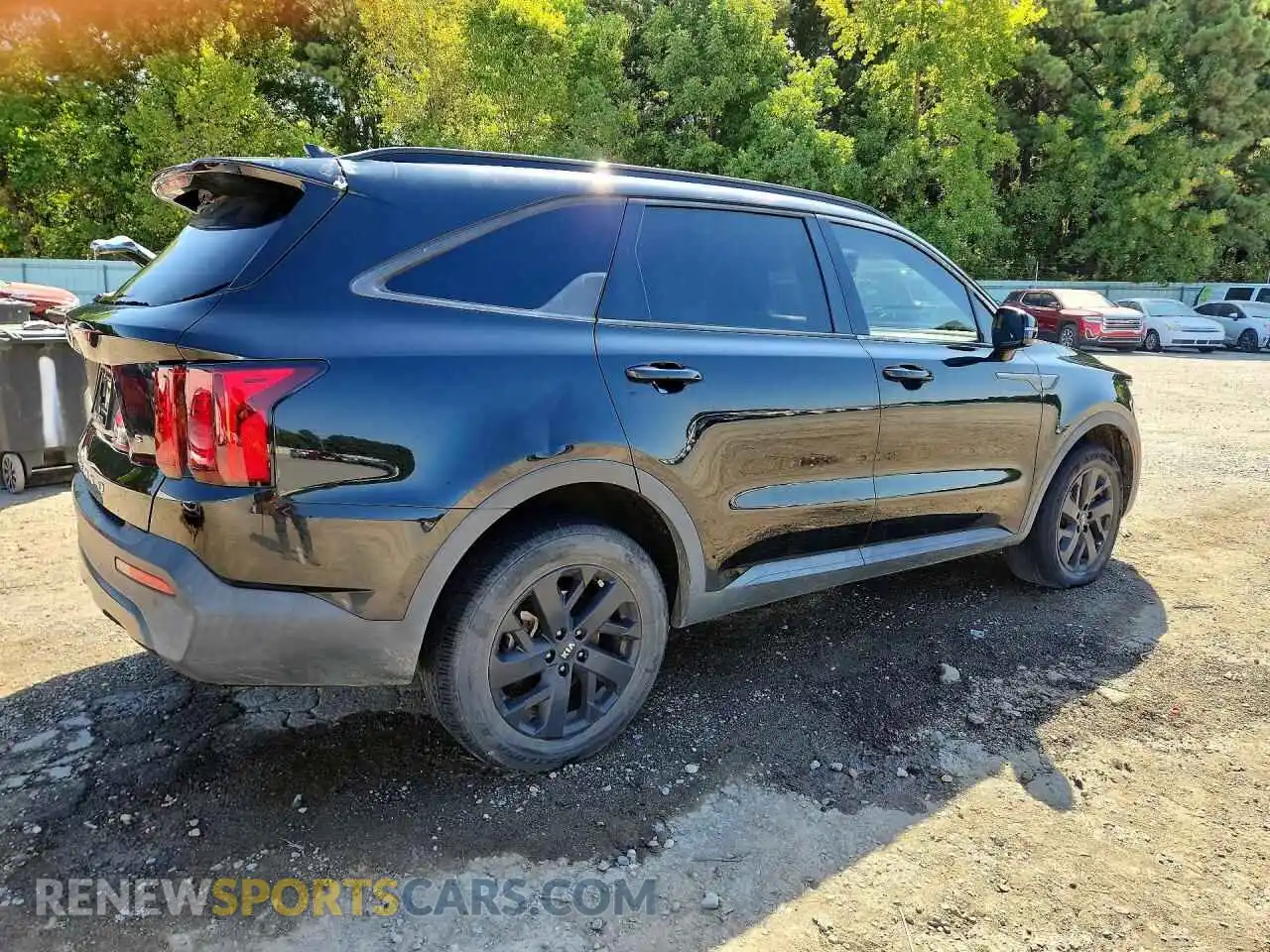 3 fotografías del automóvil dañado 5XYRLDLCXMG015312 KIA SORENTO 2021