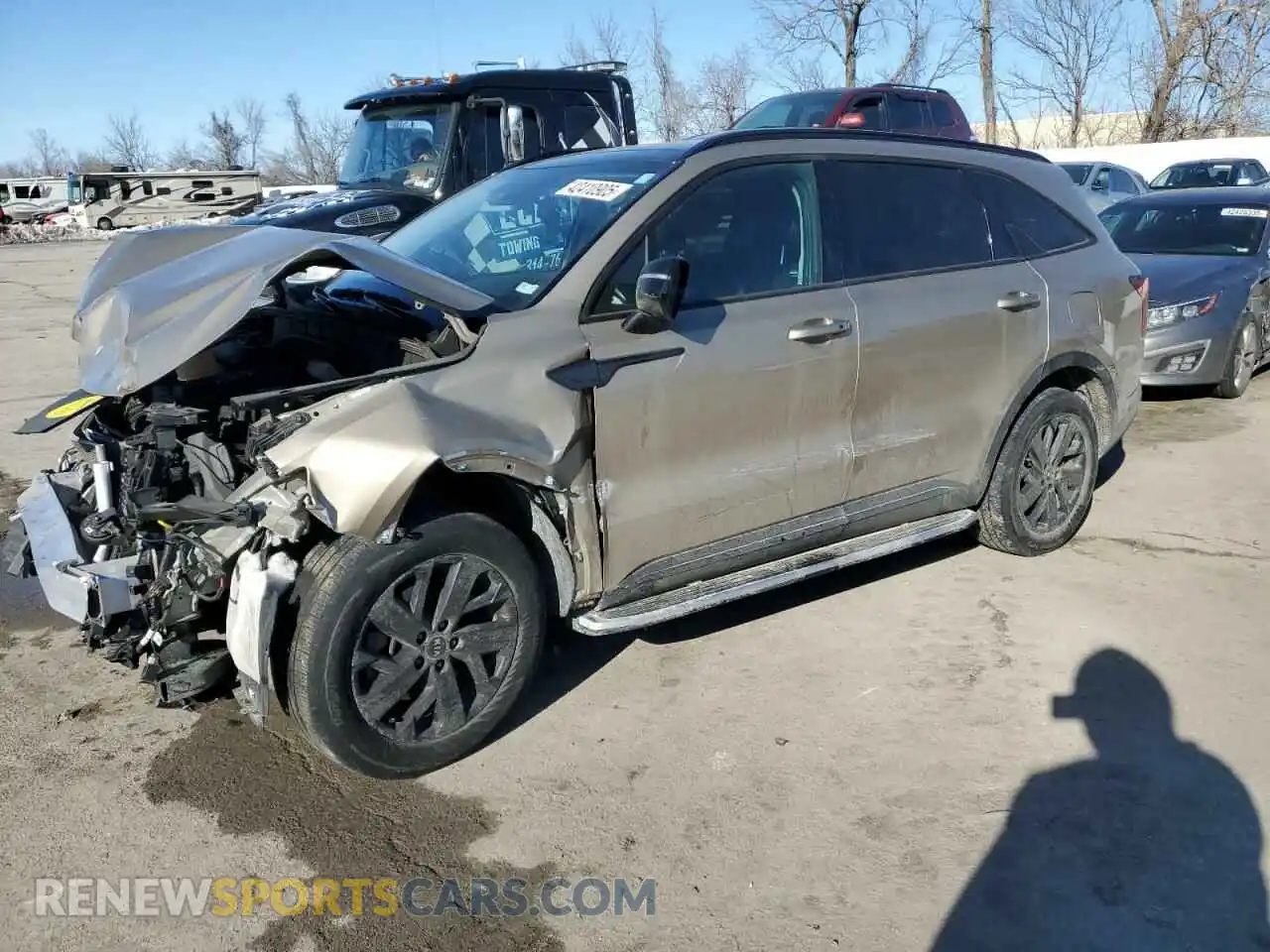 1 Фотография поврежденного автомобиля 5XYRLDLCXMG038198 KIA SORENTO 2021