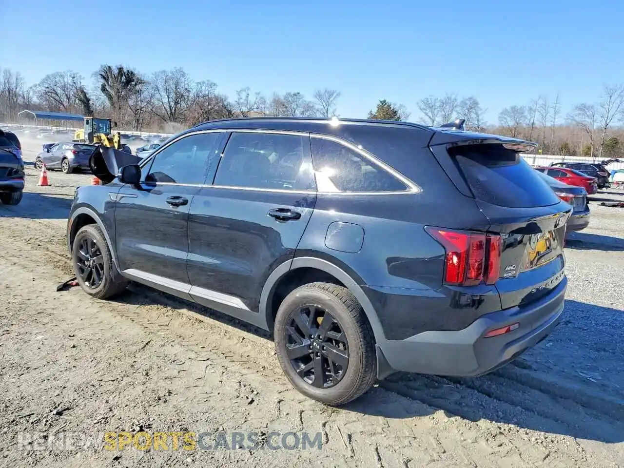 2 fotografías del automóvil dañado 5XYRLDLCXMG055406 KIA SORENTO 2021