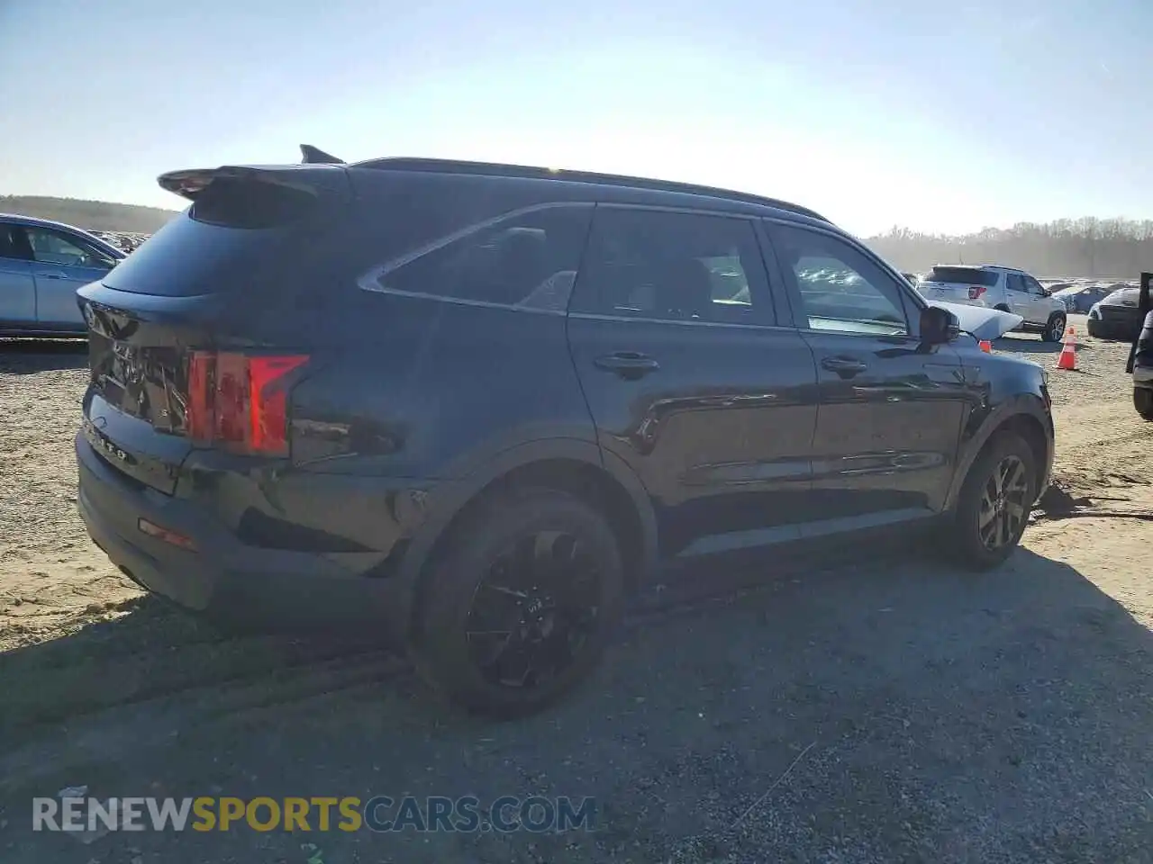 3 fotografías del automóvil dañado 5XYRLDLCXMG055406 KIA SORENTO 2021