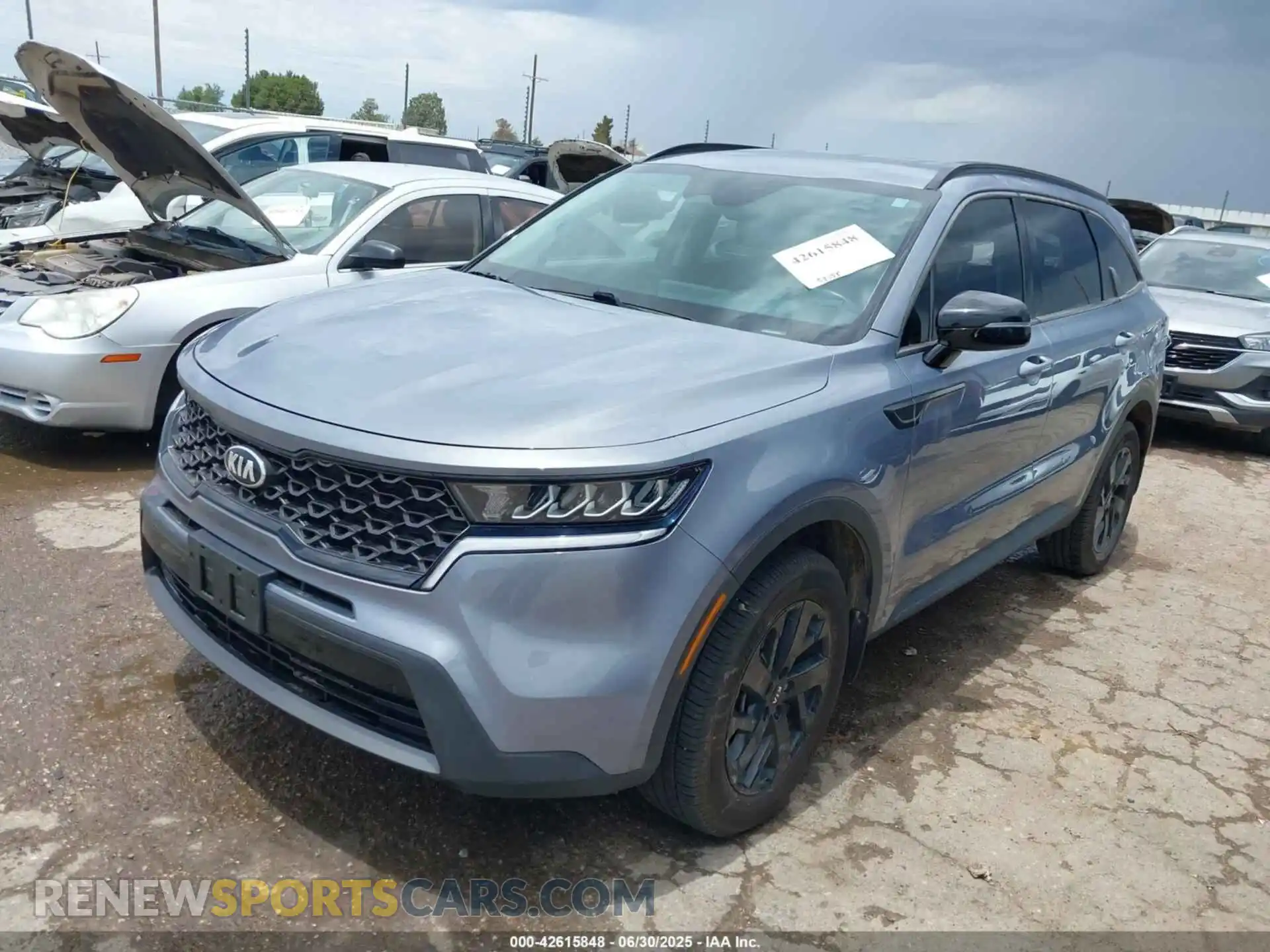 2 Photograph of a damaged car 5XYRLDLCXMG059813 KIA SORENTO 2021