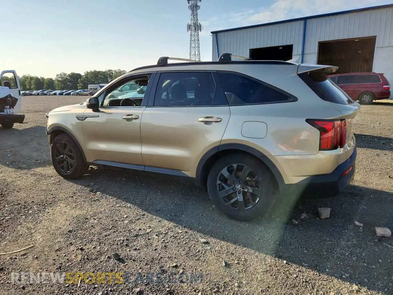 2 Photograph of a damaged car 5XYRLDLCXMG064512 KIA SORENTO 2021