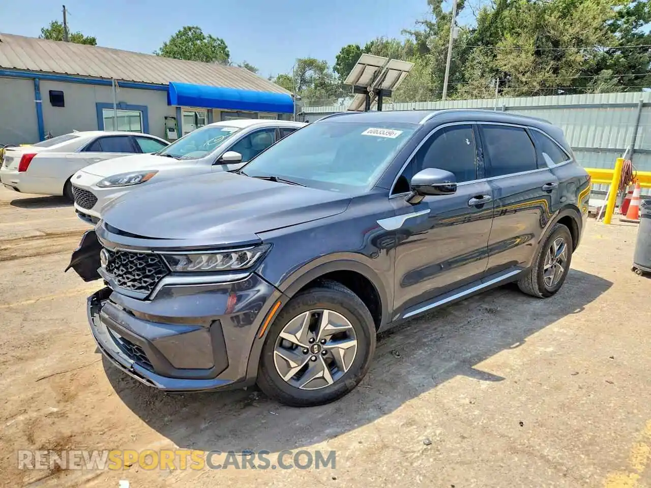 1 Photograph of a damaged car KNDRG4LG4M5035488 KIA SORENTO 2021