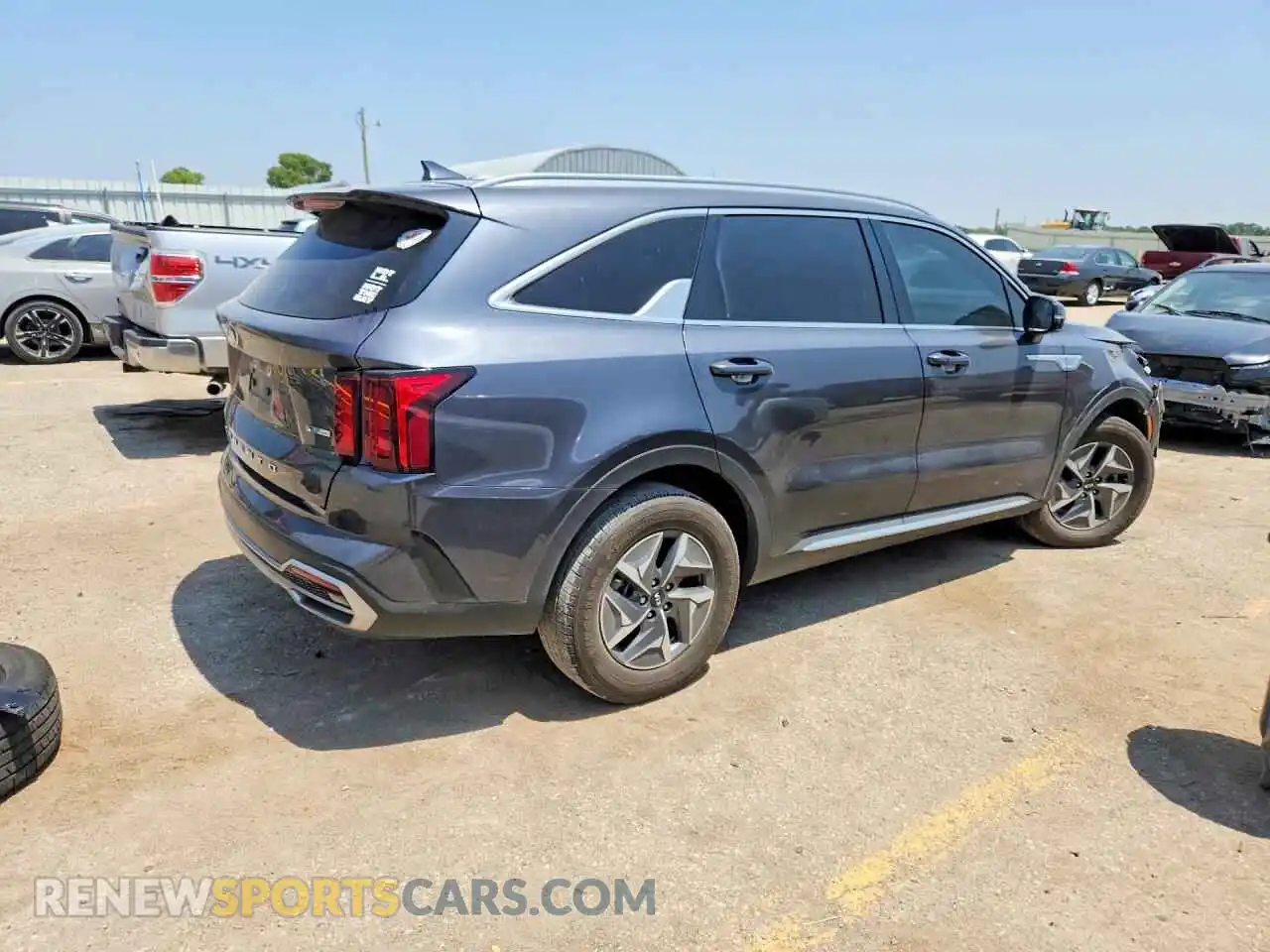3 Photograph of a damaged car KNDRG4LG4M5035488 KIA SORENTO 2021
