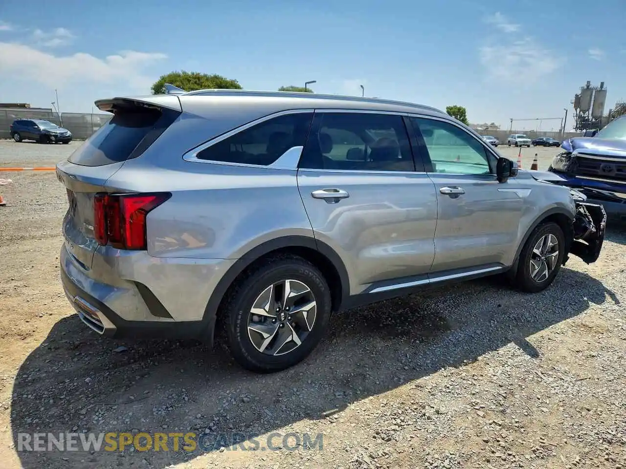3 Photograph of a damaged car KNDRG4LG7M5059686 KIA SORENTO 2021
