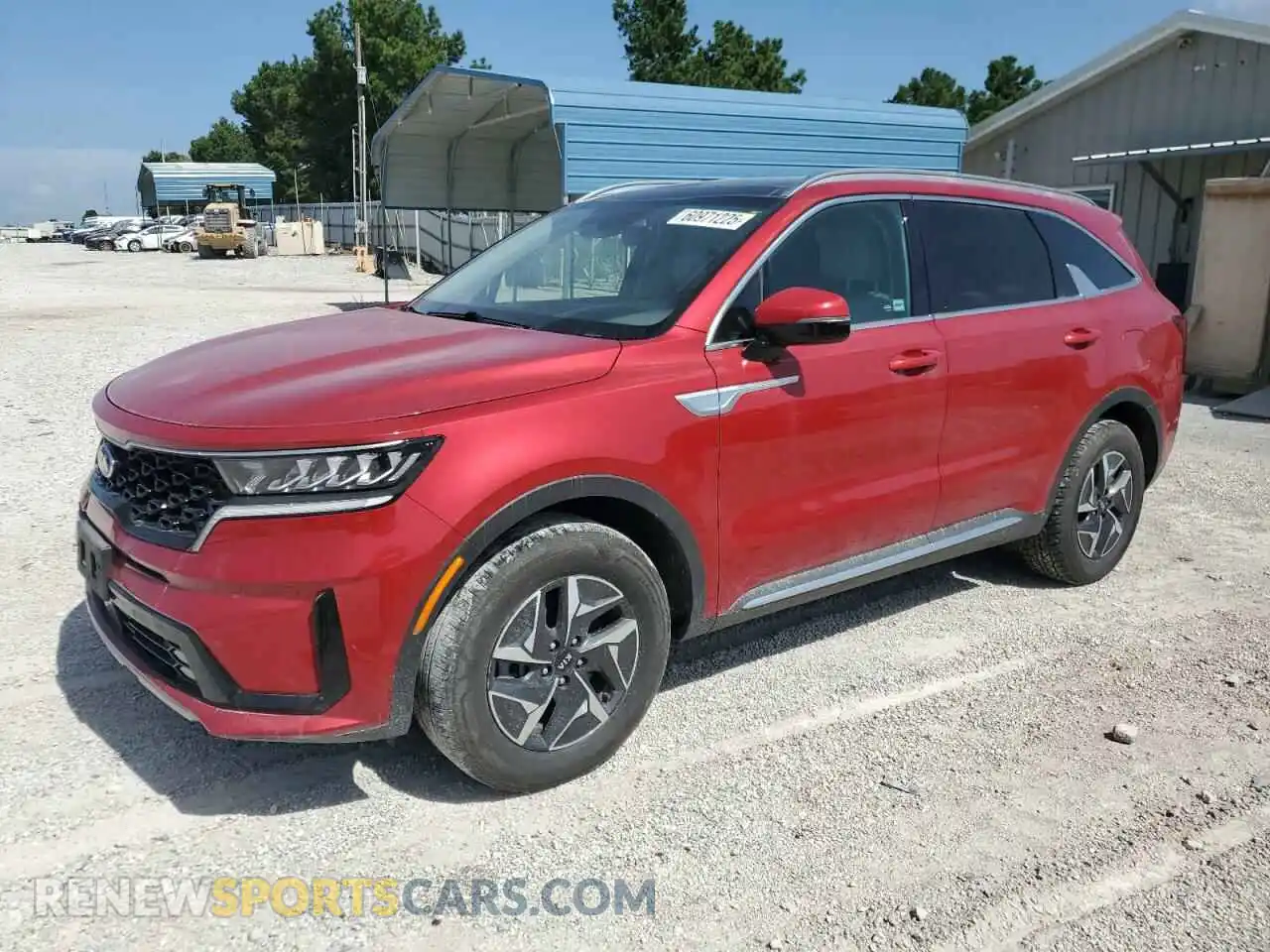 1 Photograph of a damaged car KNDRH4LG2M5033056 KIA SORENTO 2021