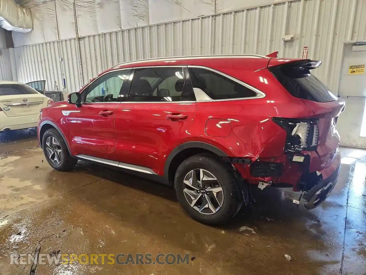 2 fotografías del automóvil dañado KNDRH4LG5M5050921 KIA SORENTO 2021