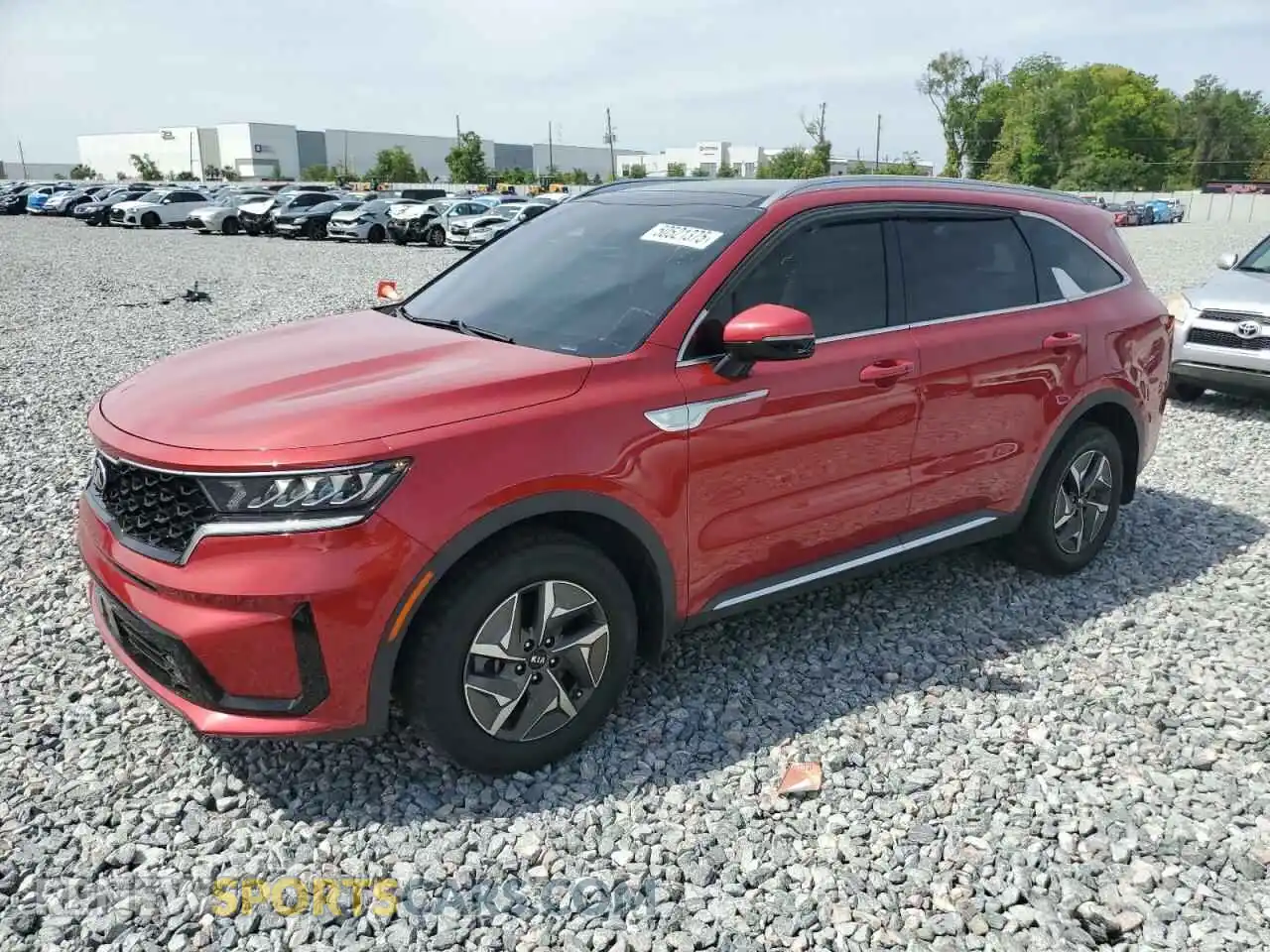 1 Photograph of a damaged car KNDRH4LG5M5050935 KIA SORENTO 2021
