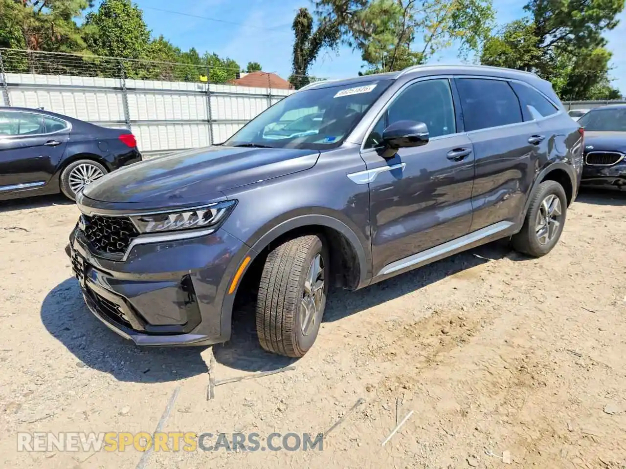 1 Photograph of a damaged car KNDRH4LG6M5045162 KIA SORENTO 2021