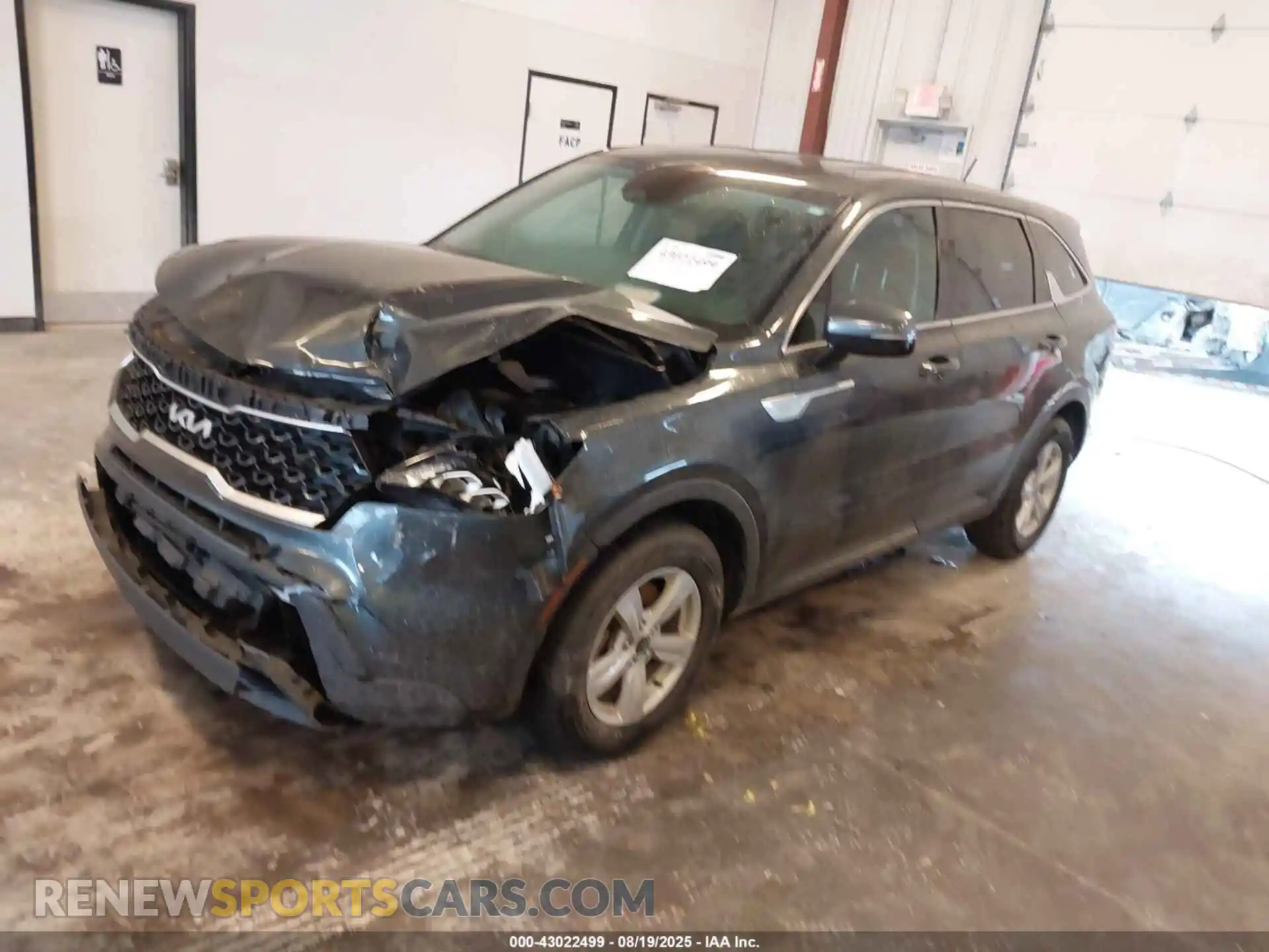 2 Photograph of a damaged car 5XYRG4LC0NG148599 KIA SORENTO 2022