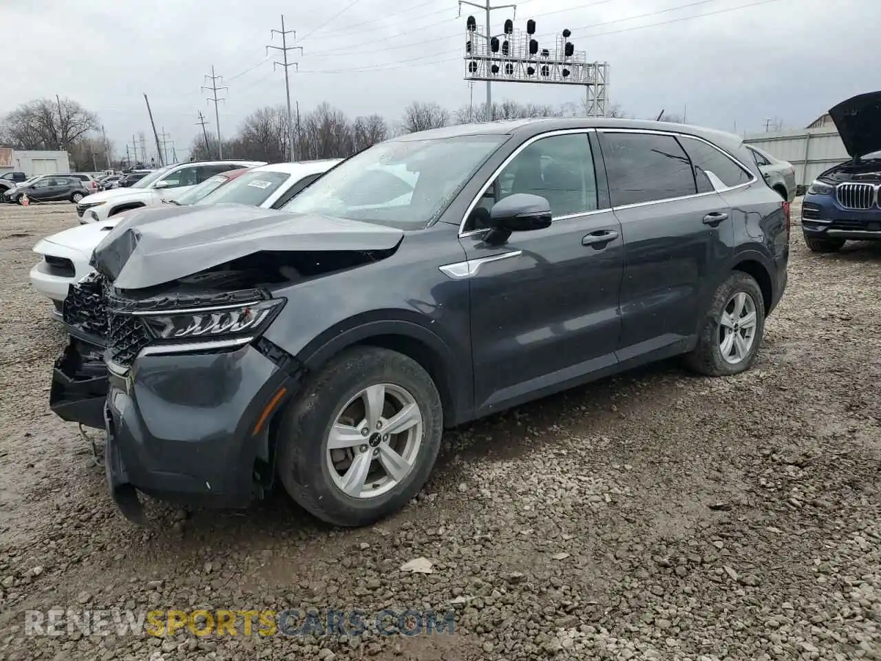 1 Photograph of a damaged car 5XYRG4LC6NG087436 KIA SORENTO 2022