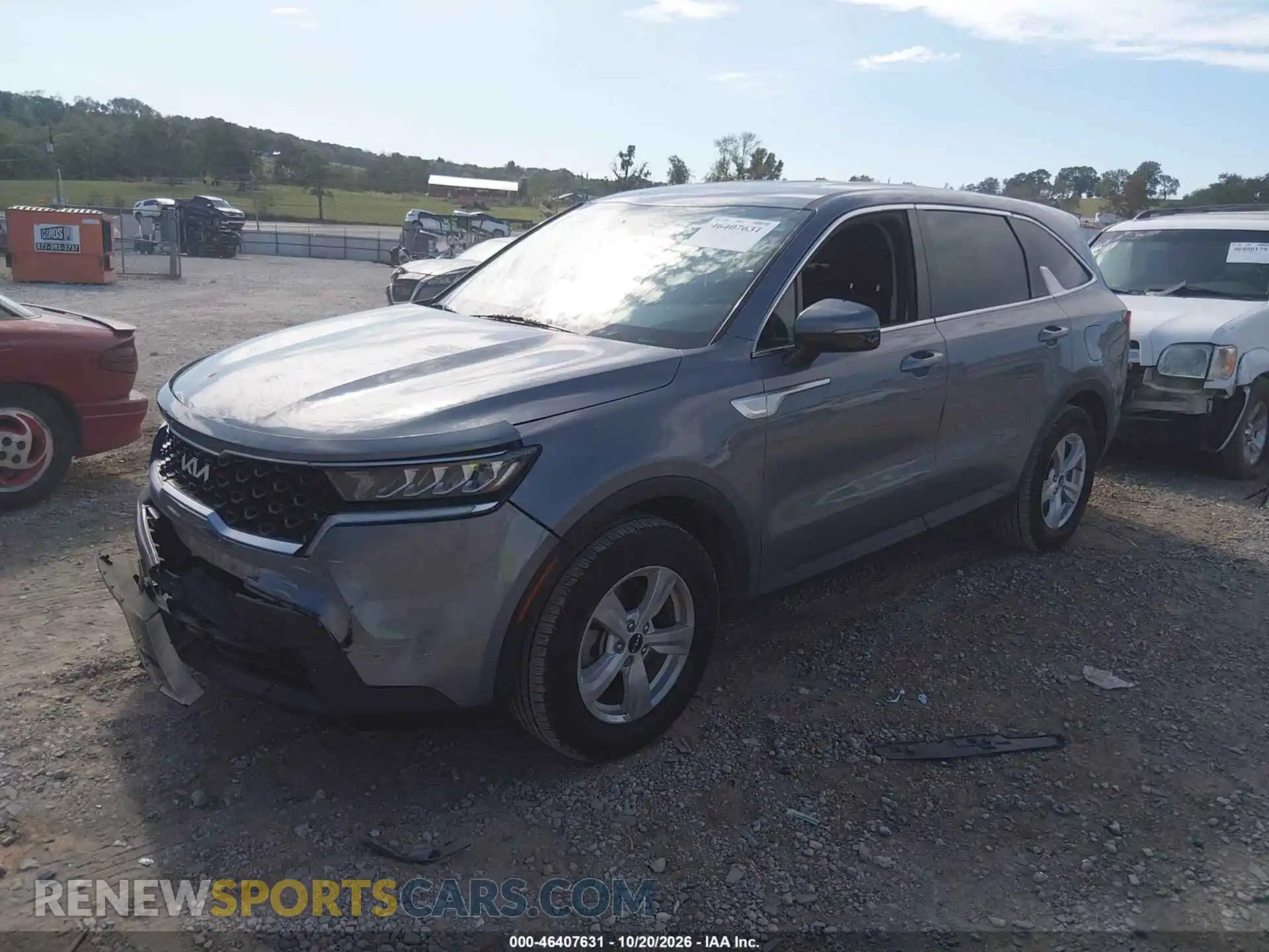 2 fotografías del automóvil dañado 5XYRG4LC8NG115804 KIA SORENTO 2022