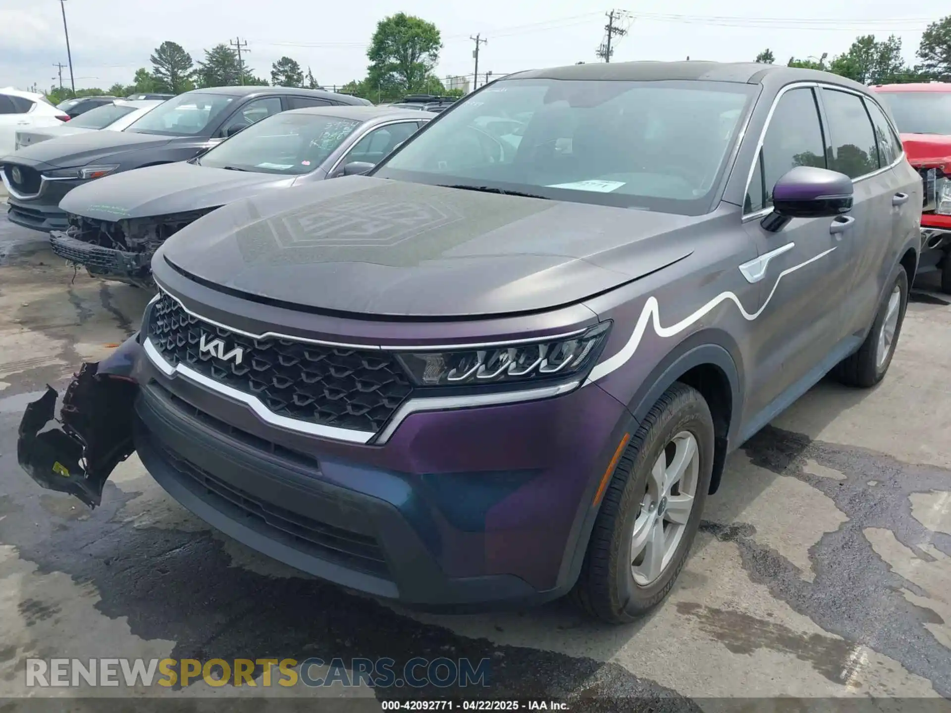 2 Photograph of a damaged car 5XYRG4LC9NG091772 KIA SORENTO 2022