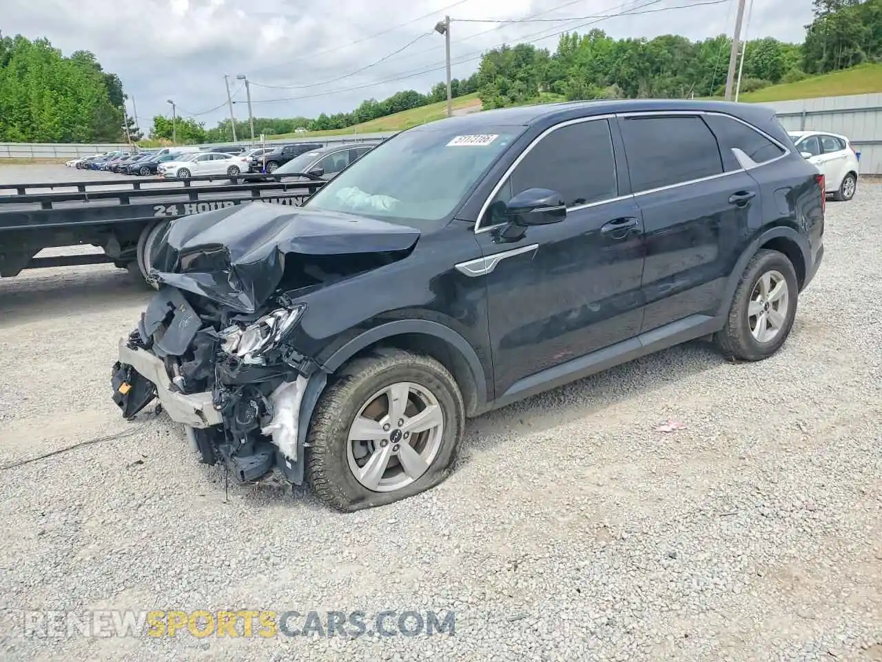 1 Photograph of a damaged car 5XYRG4LC9NG105220 KIA SORENTO 2022