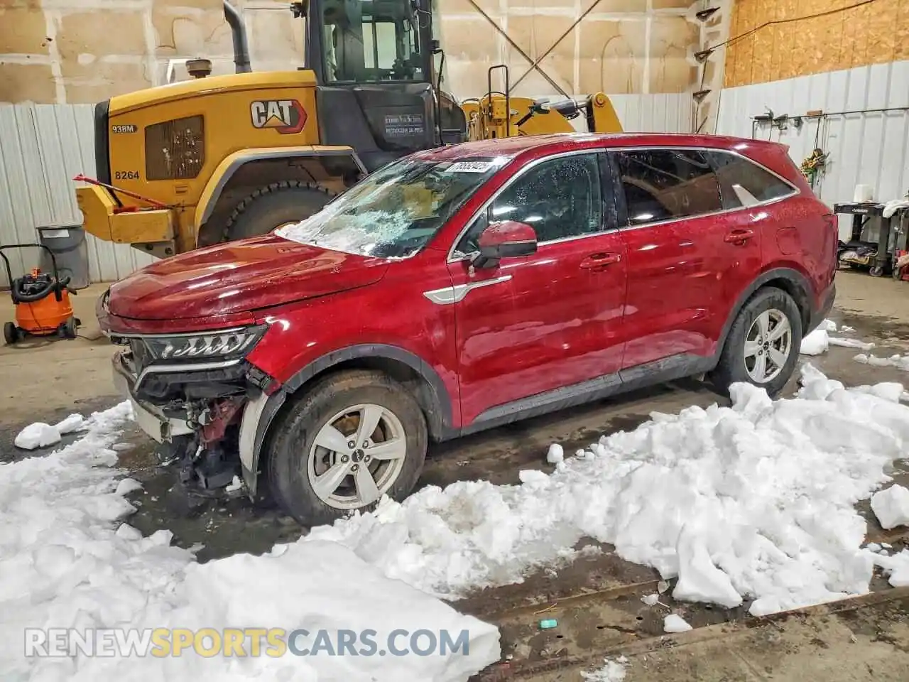 1 Photograph of a damaged car 5XYRG4LCXNG080456 KIA SORENTO 2022