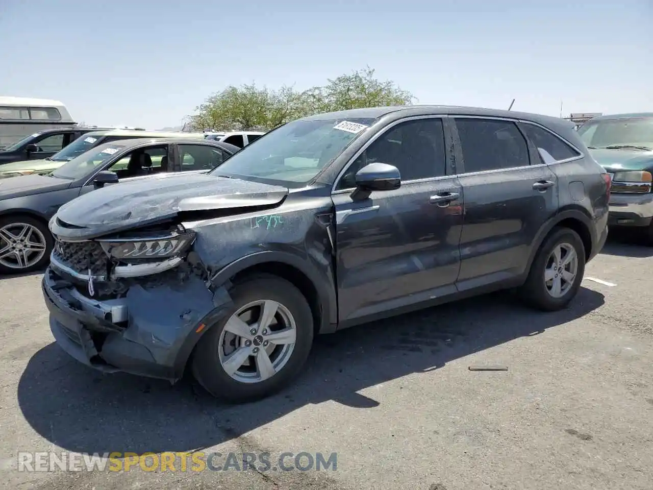 1 Photograph of a damaged car 5XYRG4LCXNG083129 KIA SORENTO 2022