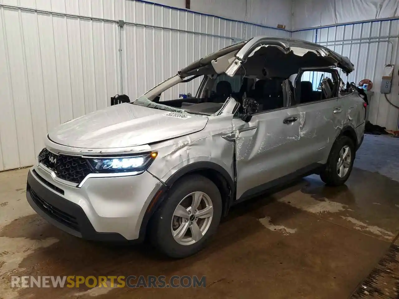 1 Photograph of a damaged car 5XYRGDLC0NG091580 KIA SORENTO 2022