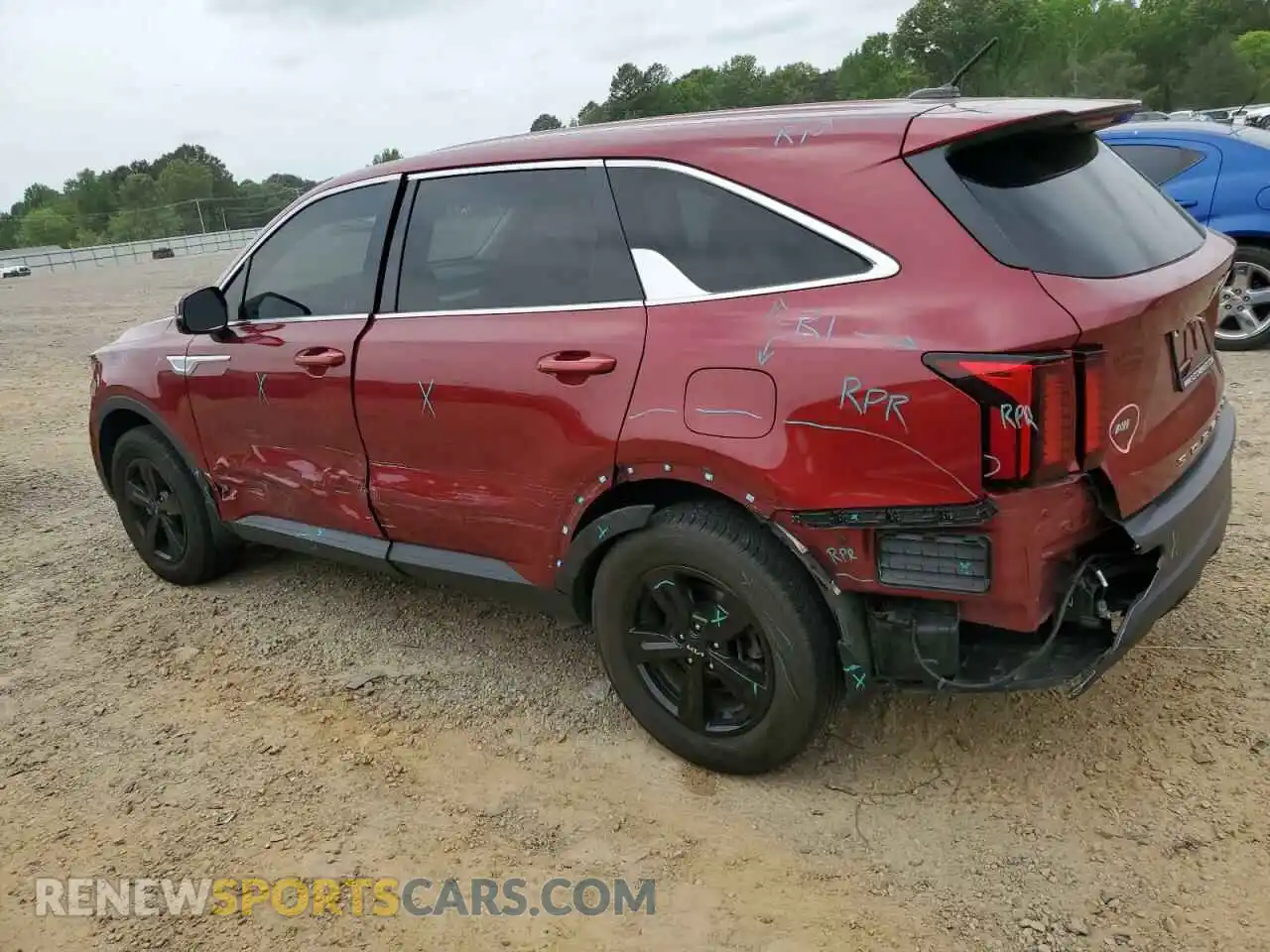 2 Фотография поврежденного автомобиля 5XYRGDLC0NG098996 KIA SORENTO 2022