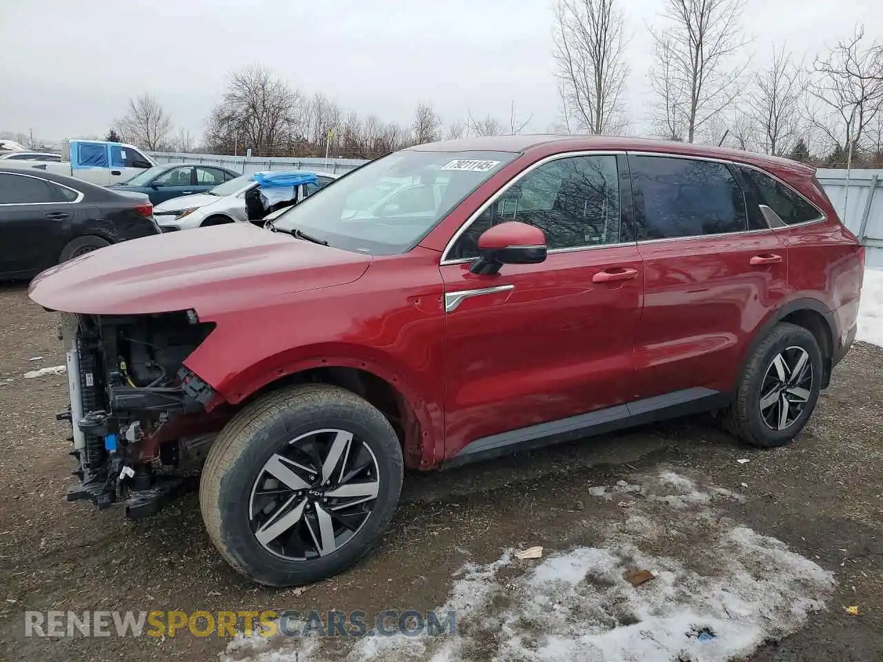 1 Photograph of a damaged car 5XYRGDLC0NG111763 KIA SORENTO 2022
