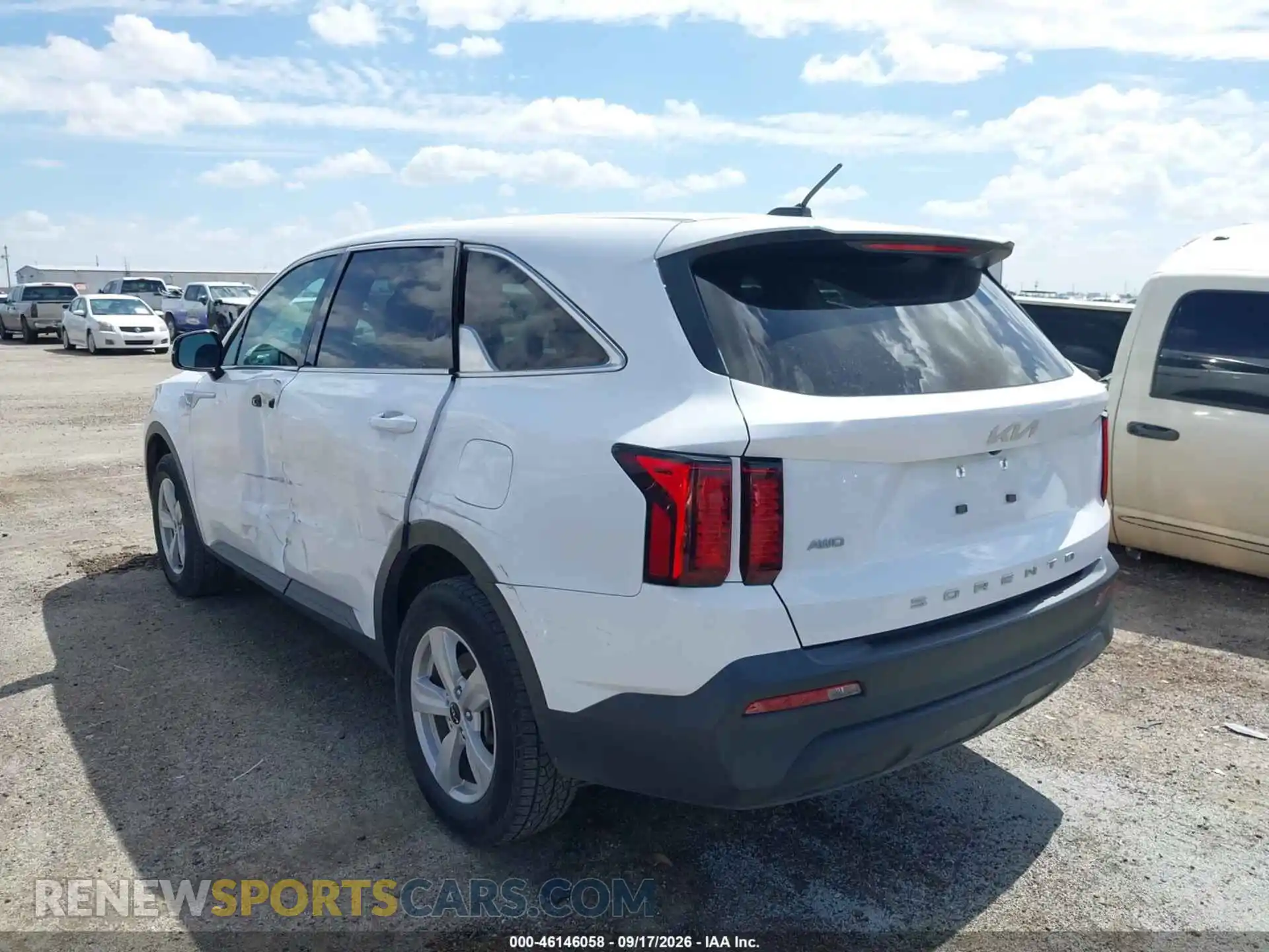 3 fotografías del automóvil dañado 5XYRGDLC2NG078474 KIA SORENTO 2022