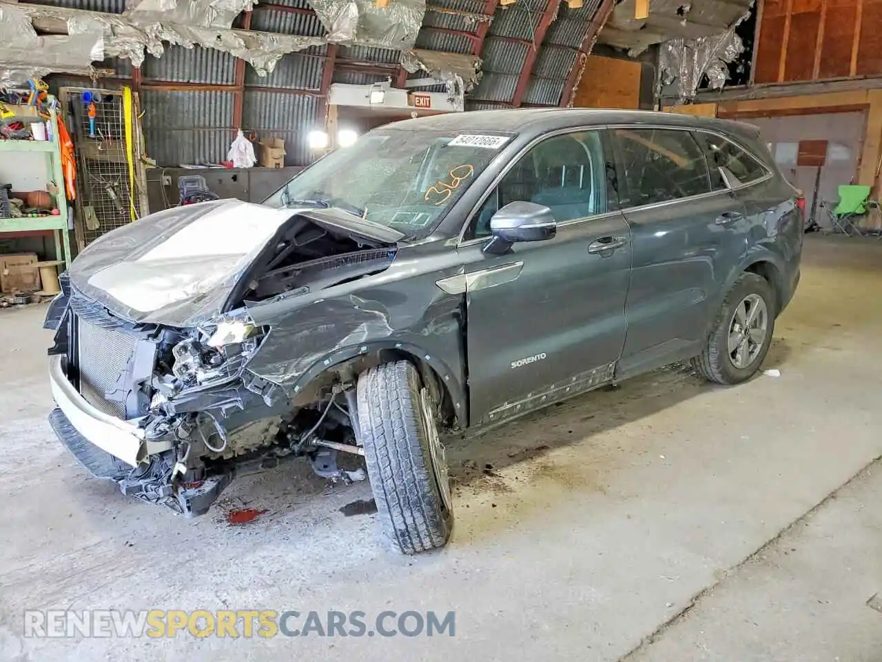1 Photograph of a damaged car 5XYRGDLC2NG125471 KIA SORENTO 2022