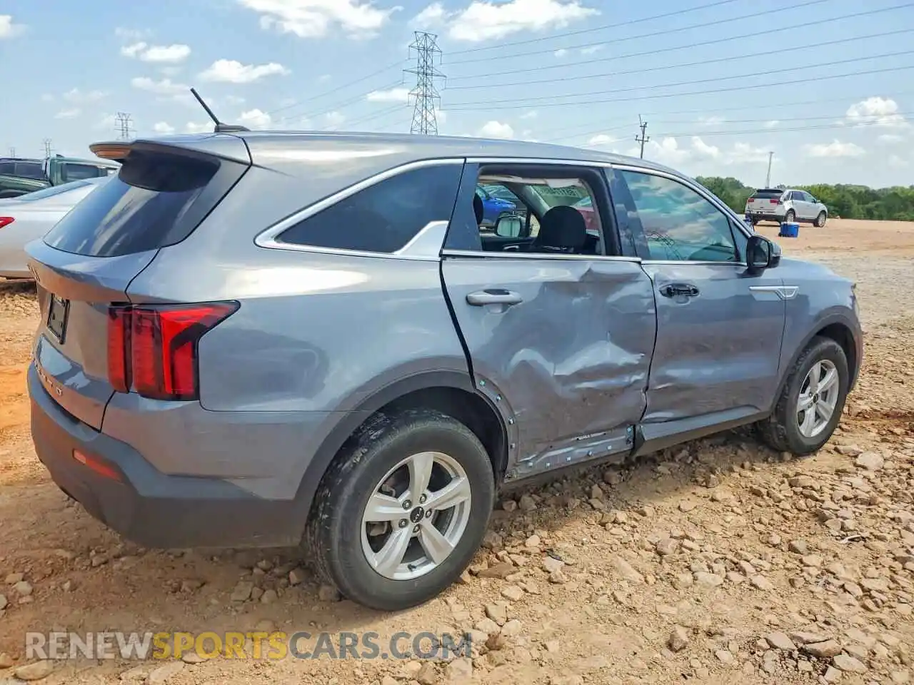 3 Фотография поврежденного автомобиля 5XYRGDLC3NG103303 KIA SORENTO 2022