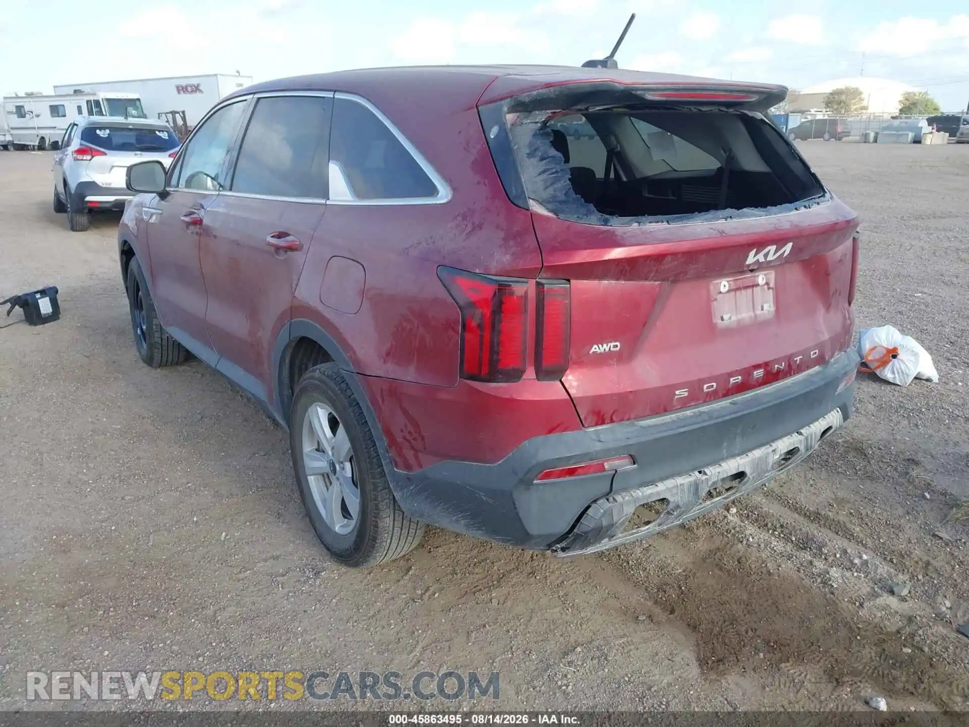 3 Photograph of a damaged car 5XYRGDLC3NG109912 KIA SORENTO 2022