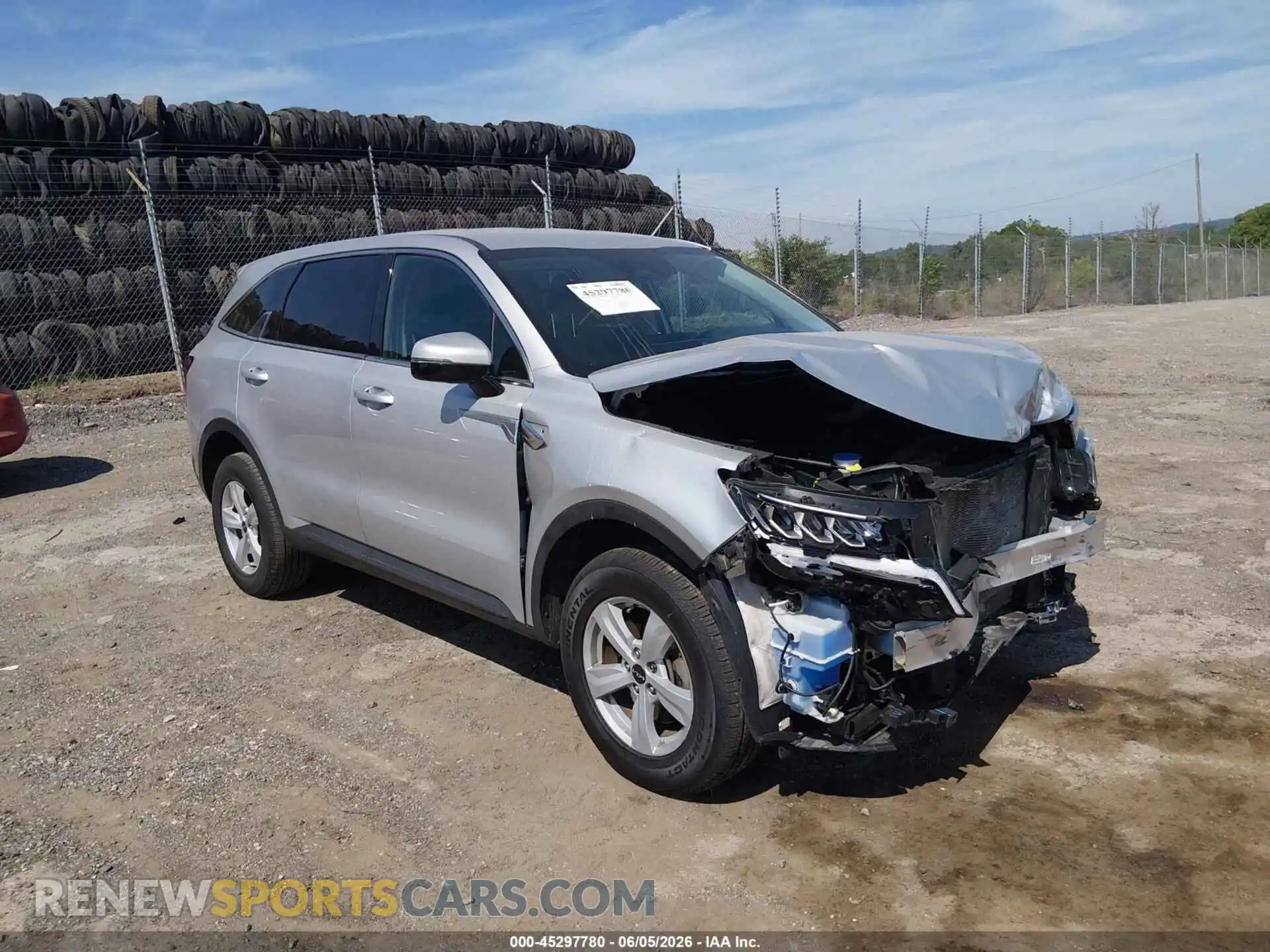 1 Photograph of a damaged car 5XYRGDLC3NG115080 KIA SORENTO 2022