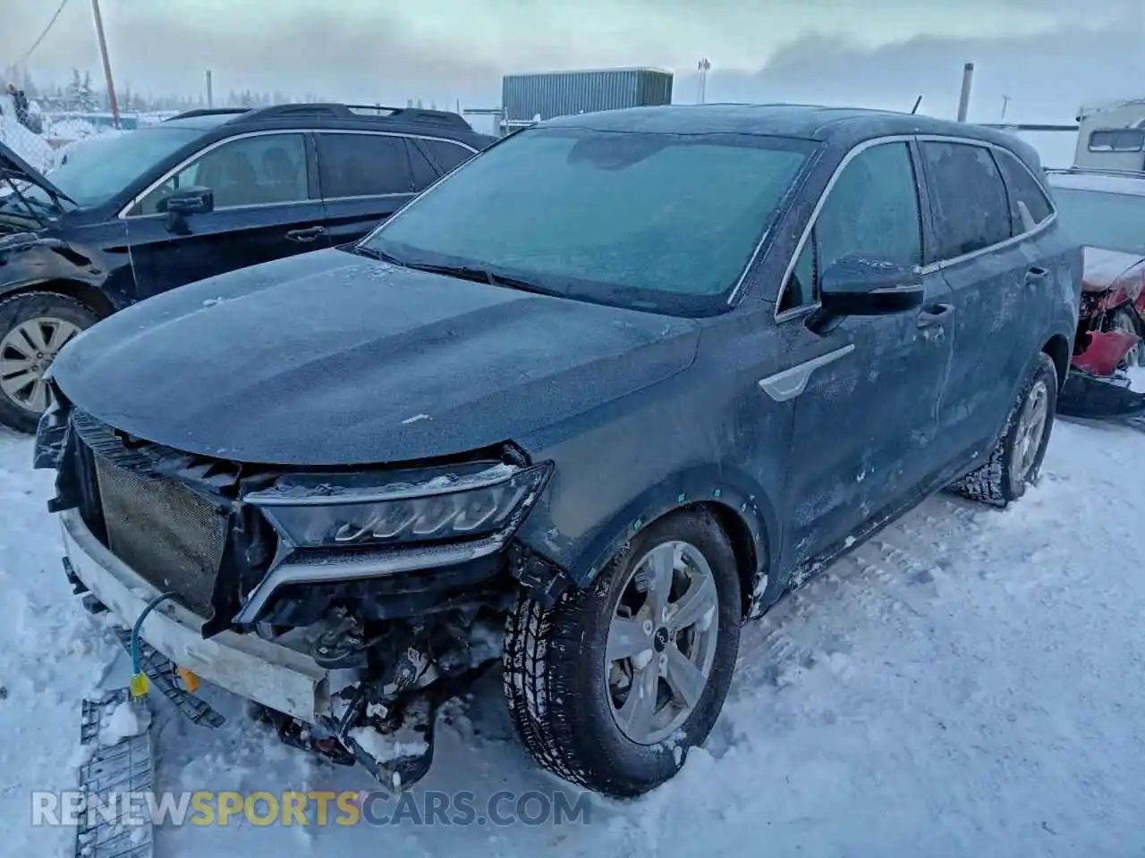 1 Photograph of a damaged car 5XYRGDLC3NG117363 KIA SORENTO 2022