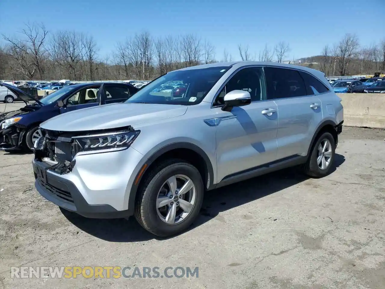 1 Photograph of a damaged car 5XYRGDLC4NG091517 KIA SORENTO 2022