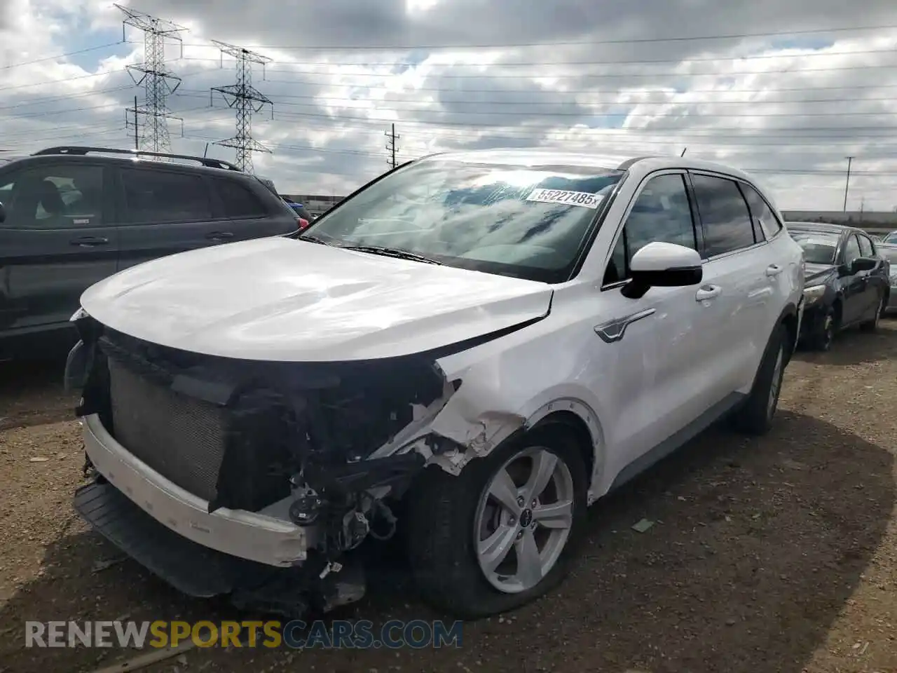 1 Photograph of a damaged car 5XYRGDLC4NG097947 KIA SORENTO 2022