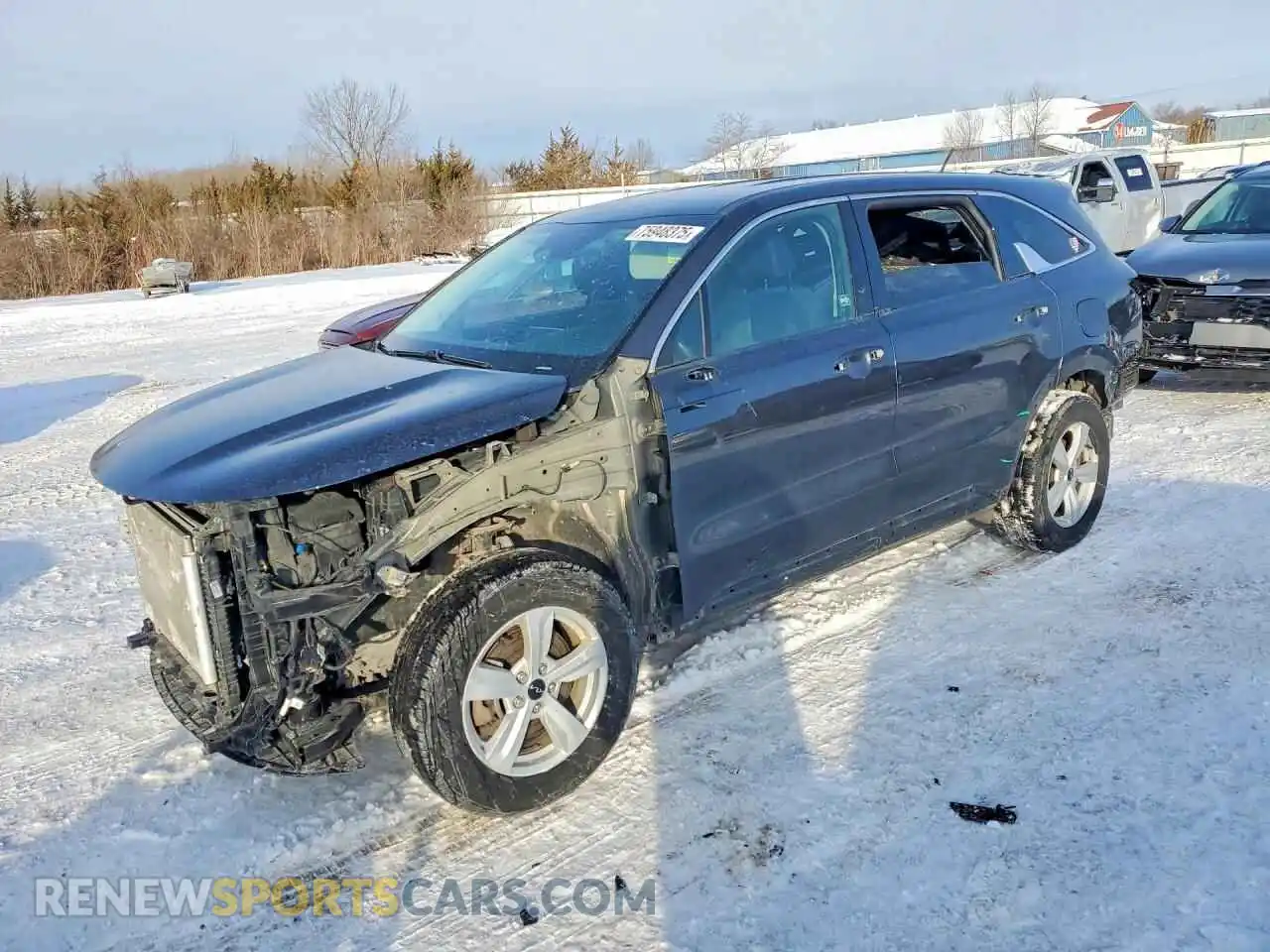 1 Photograph of a damaged car 5XYRGDLC6NG081927 KIA SORENTO 2022