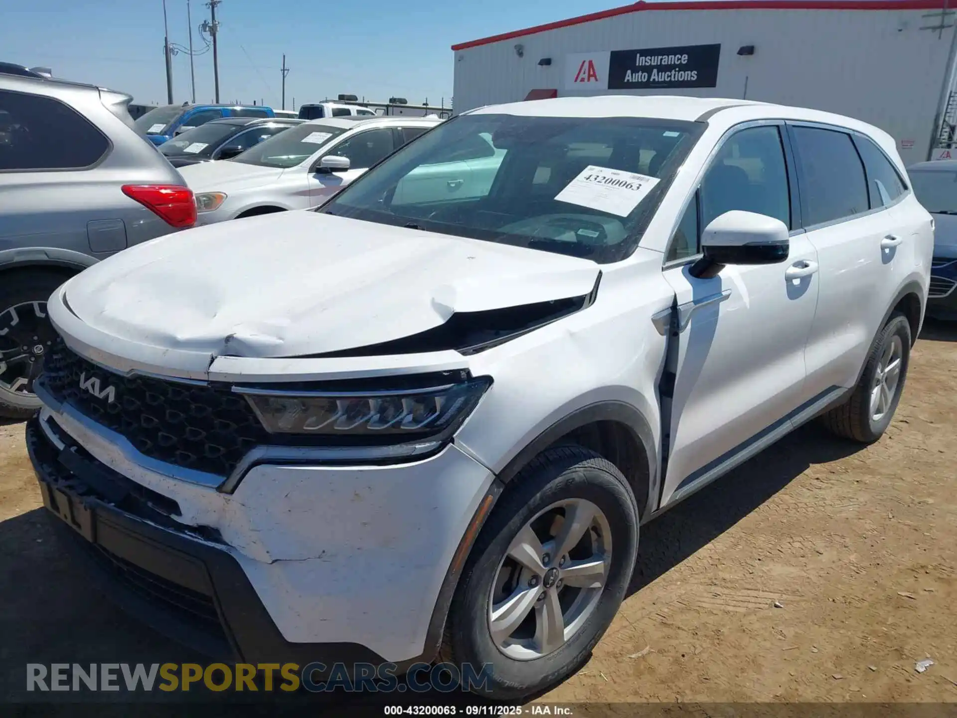 2 Photograph of a damaged car 5XYRGDLC6NG094063 KIA SORENTO 2022