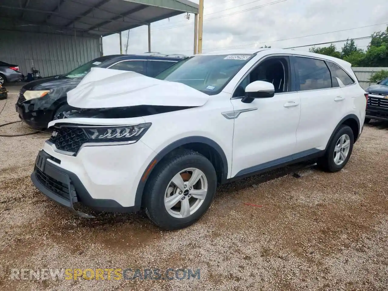 1 Photograph of a damaged car 5XYRGDLC6NG098162 KIA SORENTO 2022
