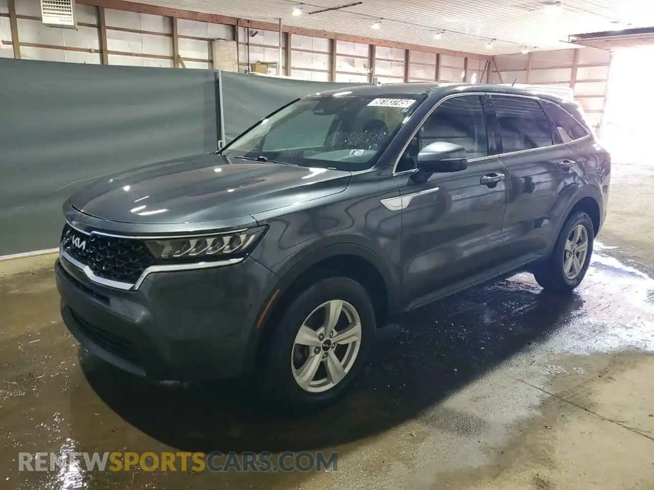 1 Photograph of a damaged car 5XYRGDLC6NG100458 KIA SORENTO 2022