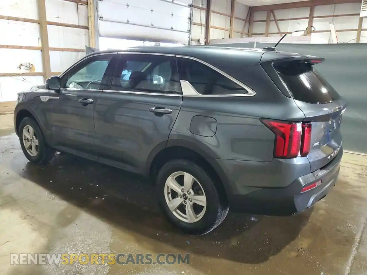 2 Photograph of a damaged car 5XYRGDLC6NG100458 KIA SORENTO 2022