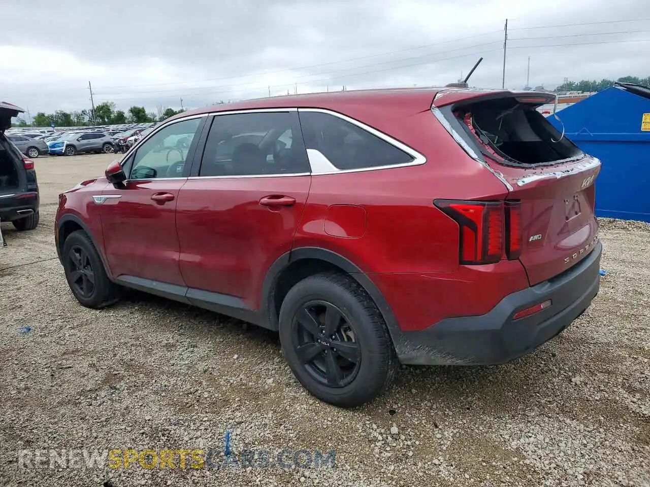 2 Photograph of a damaged car 5XYRGDLC7NG085839 KIA SORENTO 2022