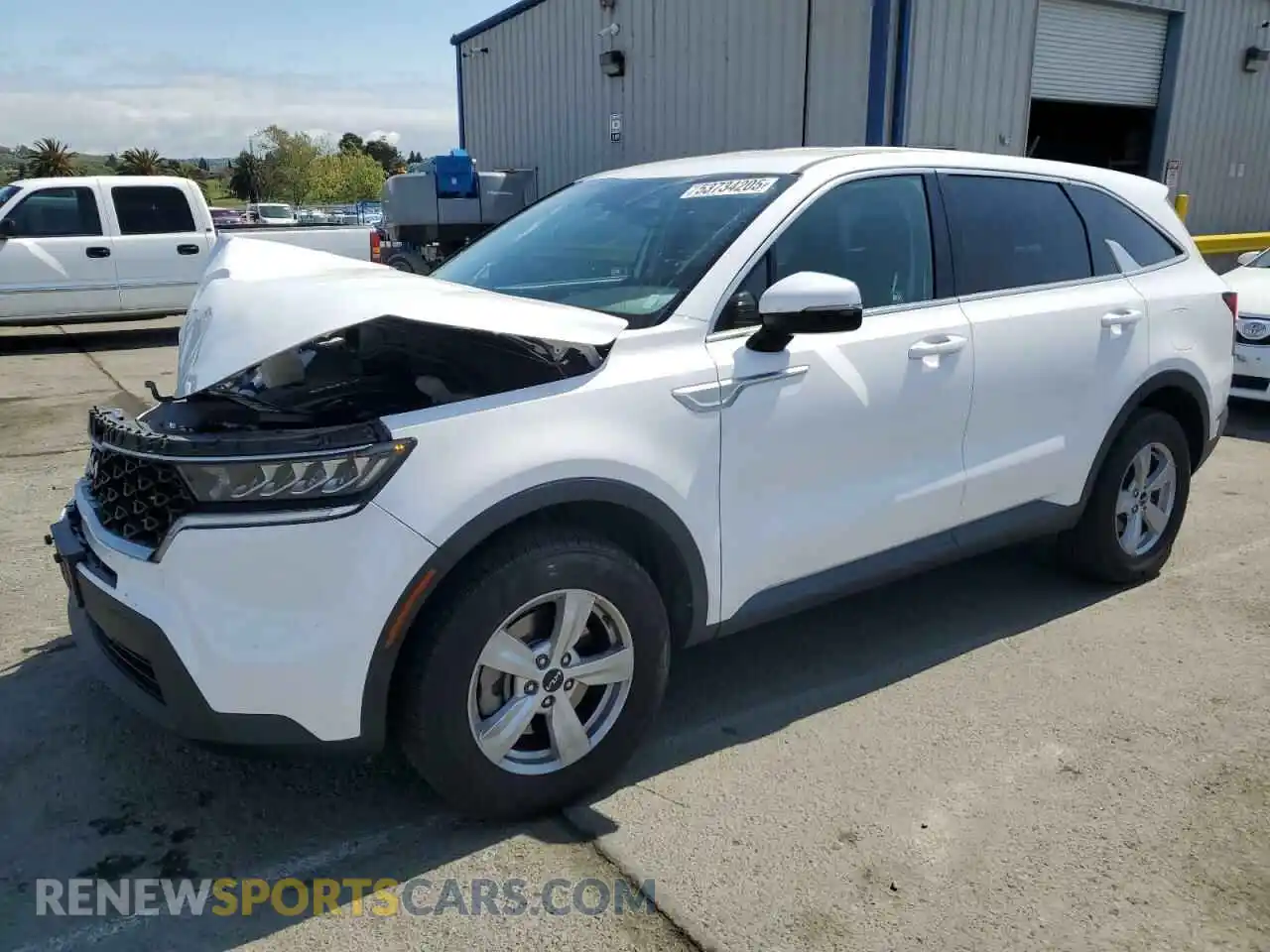 1 Photograph of a damaged car 5XYRGDLC8NG074980 KIA SORENTO 2022