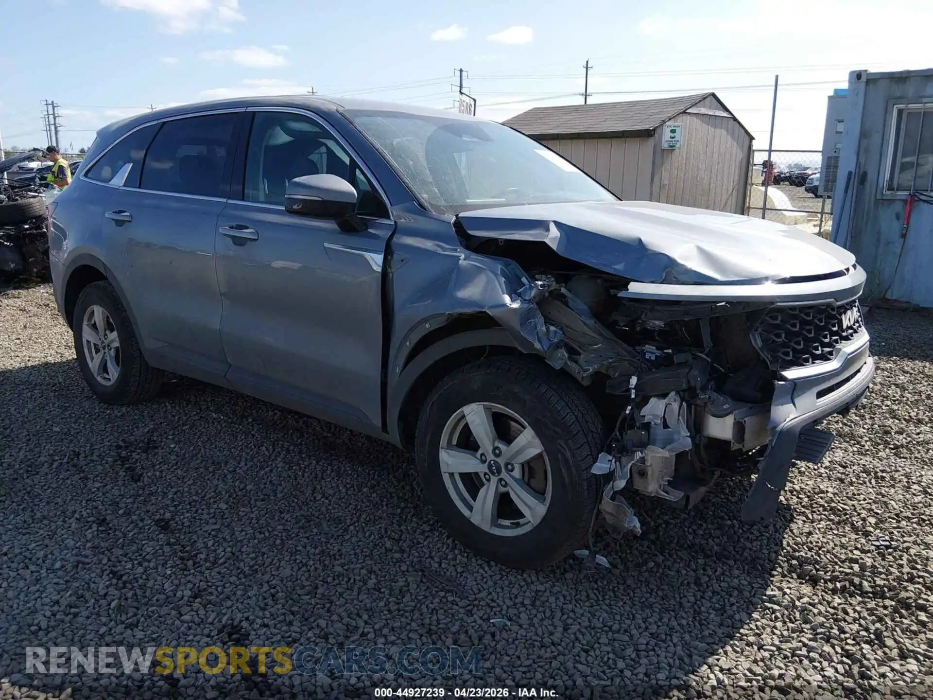 1 Photograph of a damaged car 5XYRGDLC8NG097532 KIA SORENTO 2022